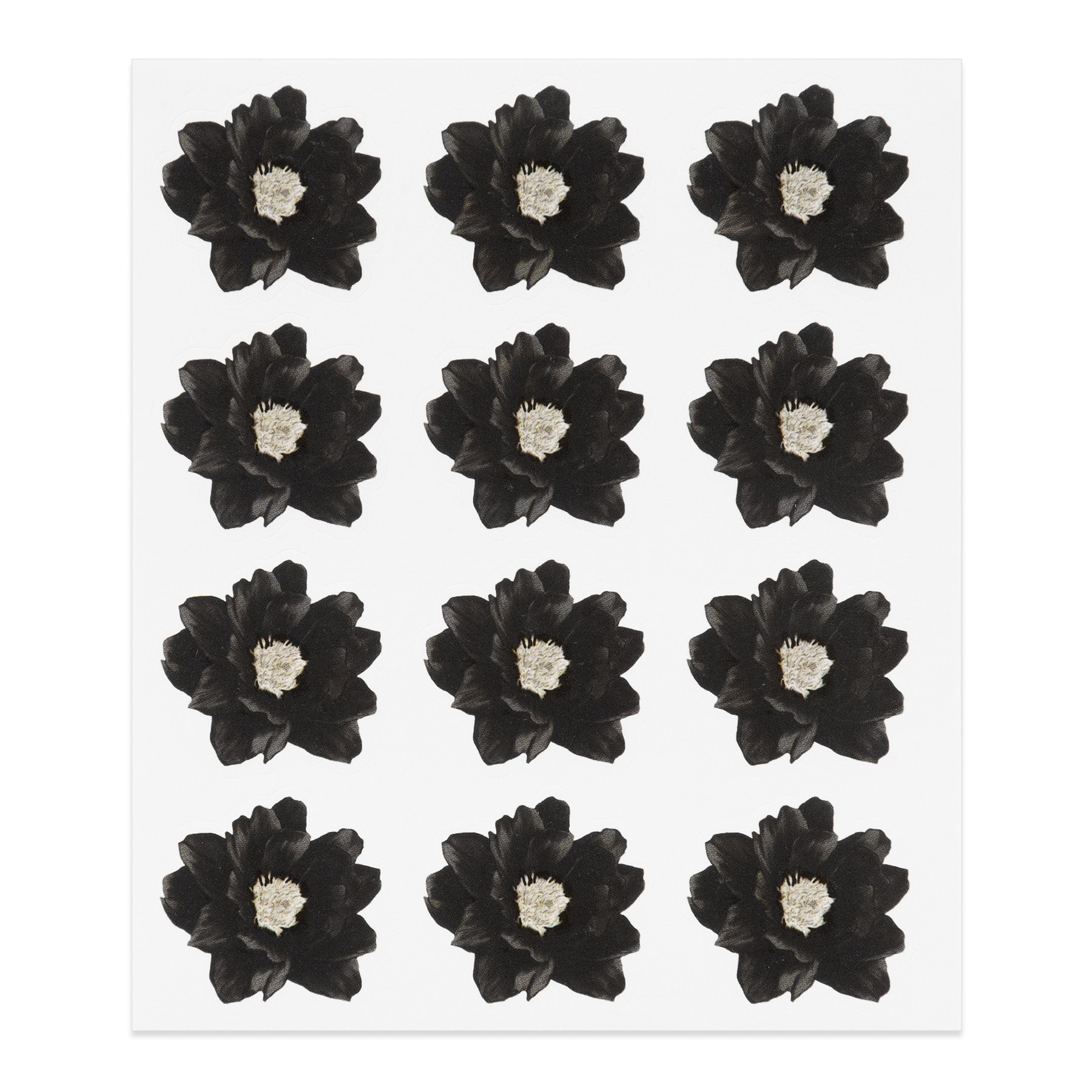 Black Twilight Flower Stickers by Recollections™
