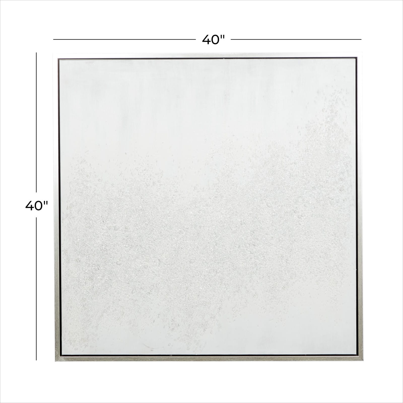 CosmoLiving by Cosmopolitan White Canvas Contemporary Wall Art