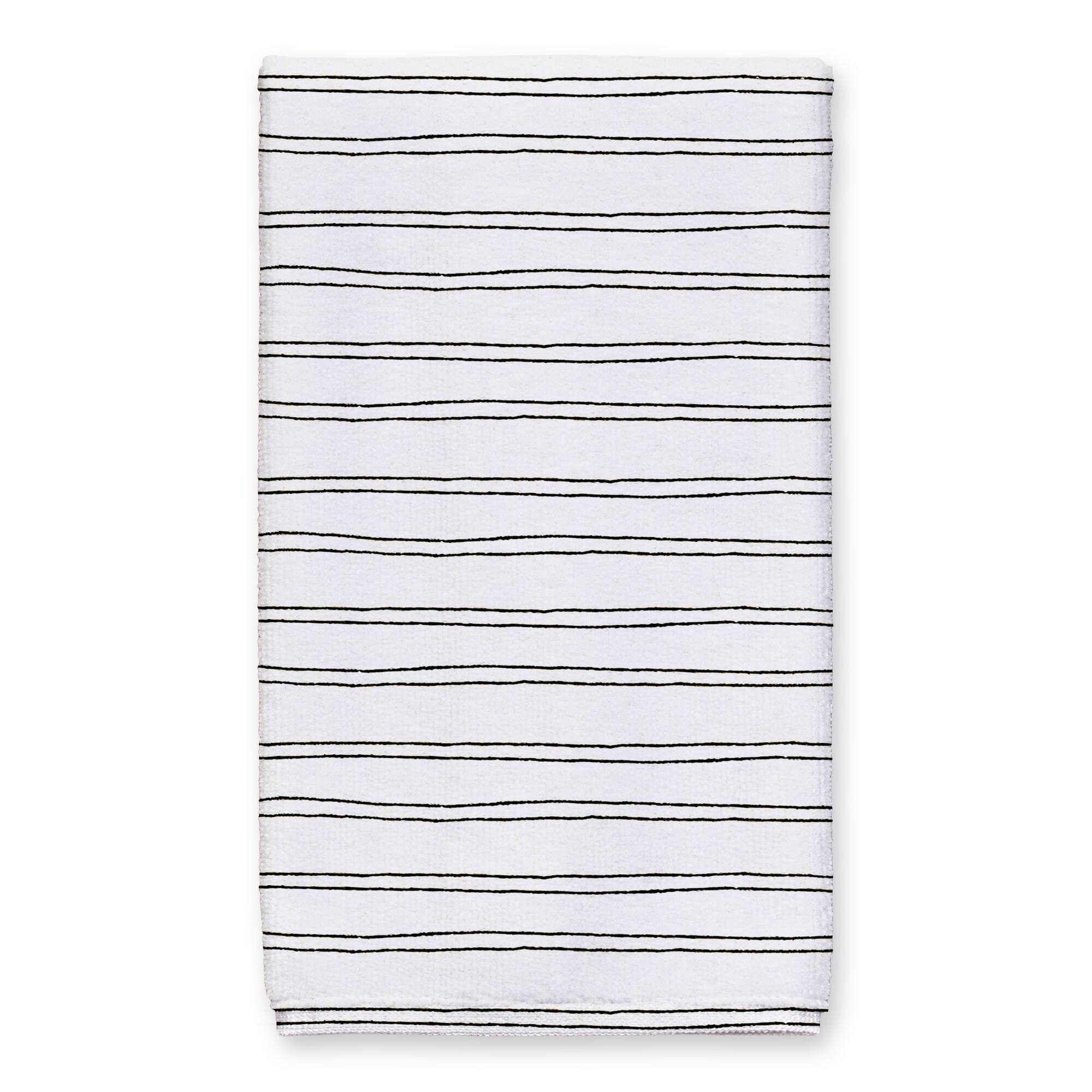 Sketch Monstera Lines Tea Towel Set