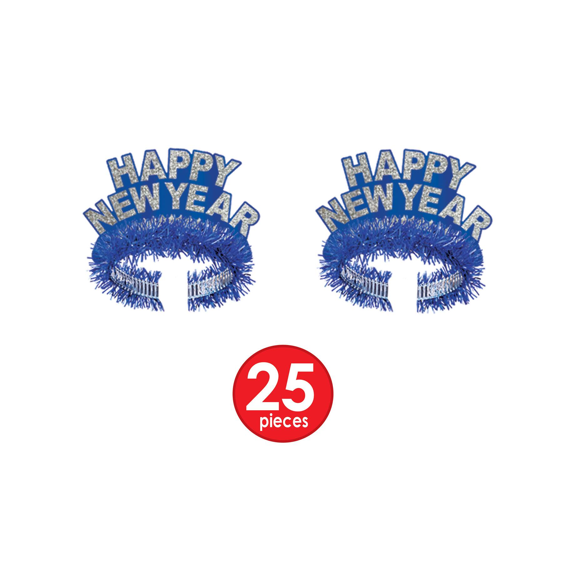 Beistle Silver & Blue New Year Ice Party Favor Kit for 50