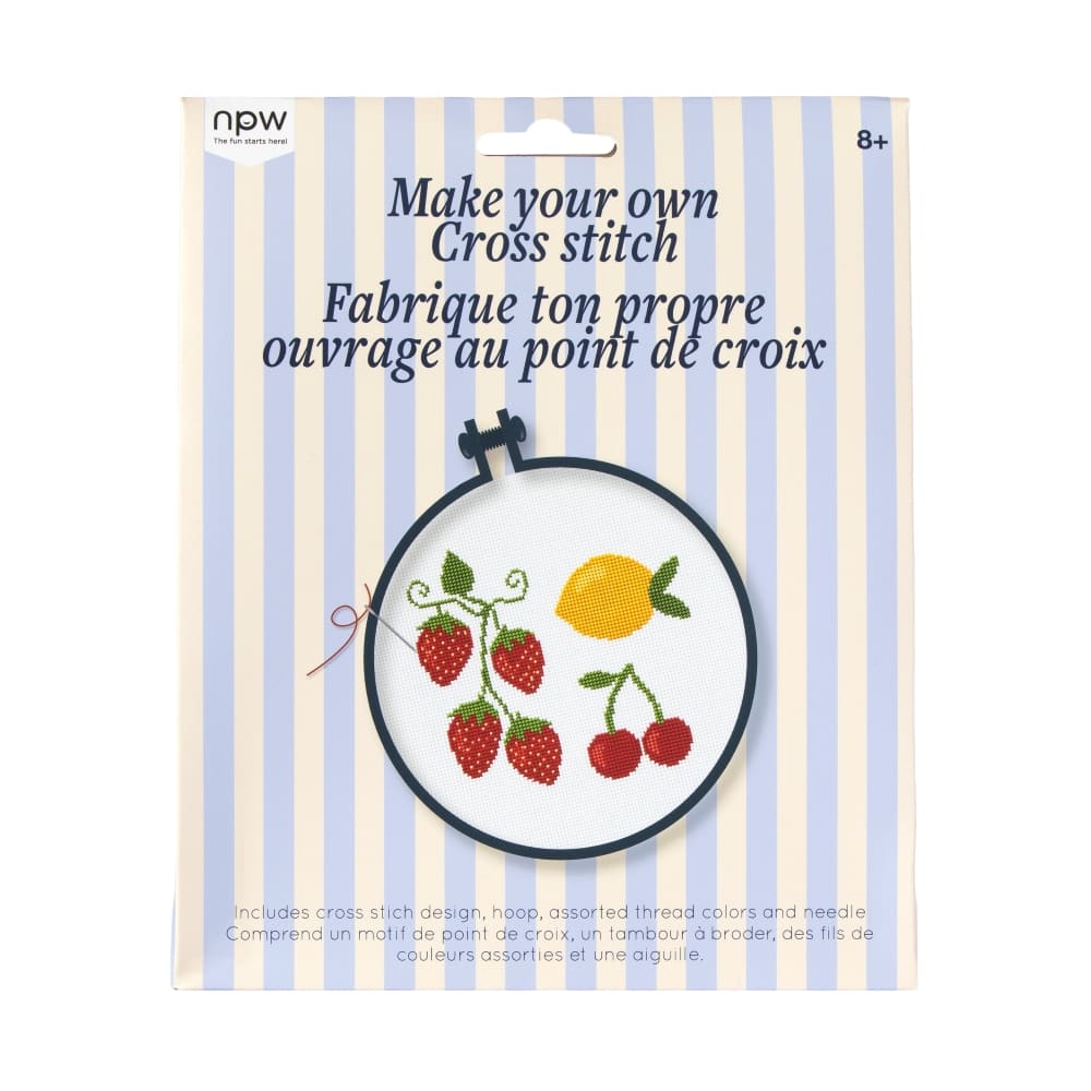 Make Your Own Fruit Cross Stitch Kit