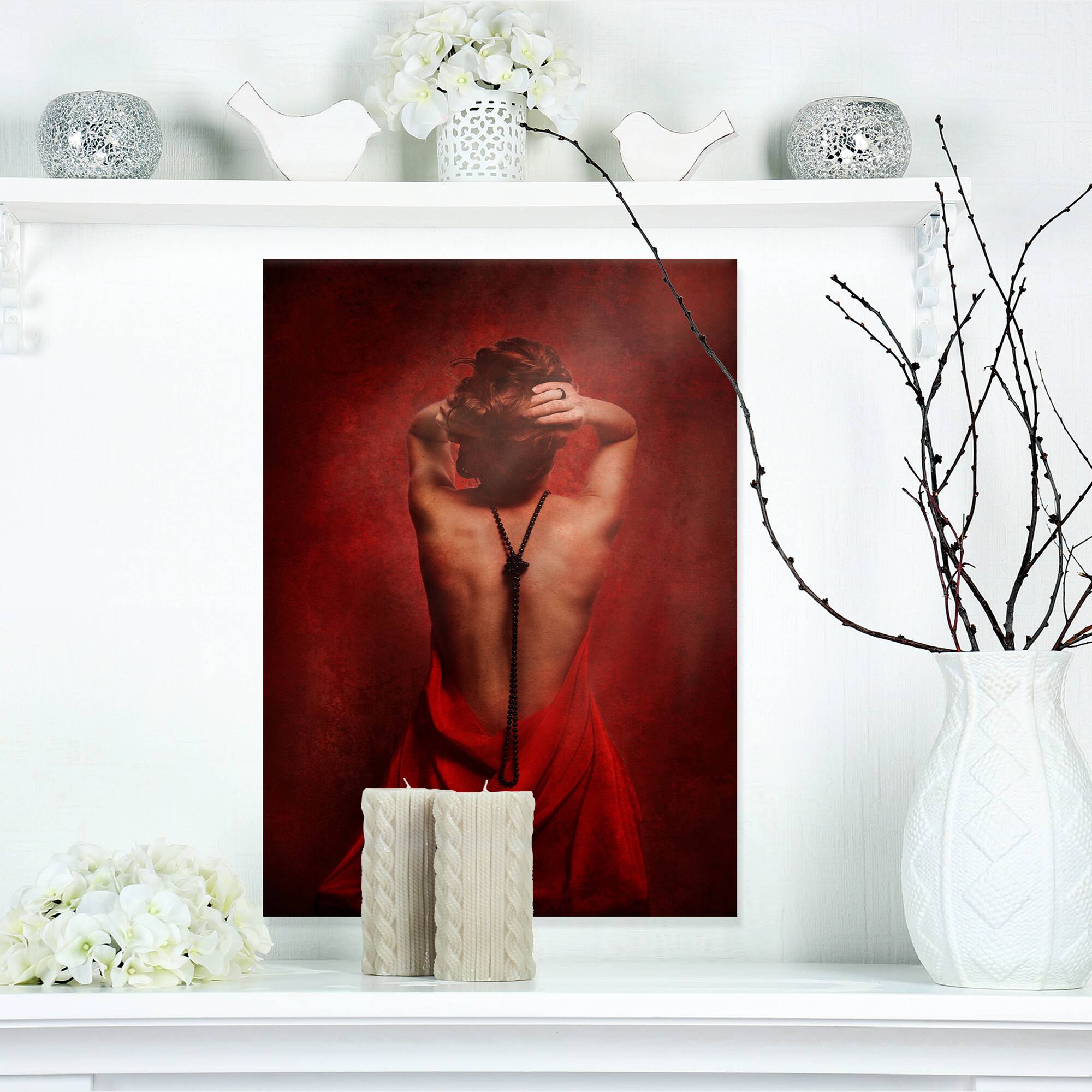Designart - Woman in Red