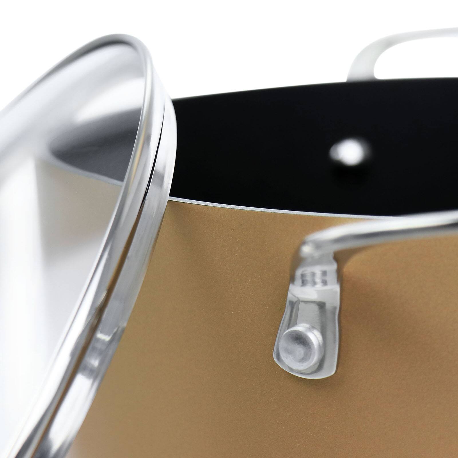 Martha Stewart Copper 12 Piece Hard Anodized Nonstick Aluminum Cookware Set