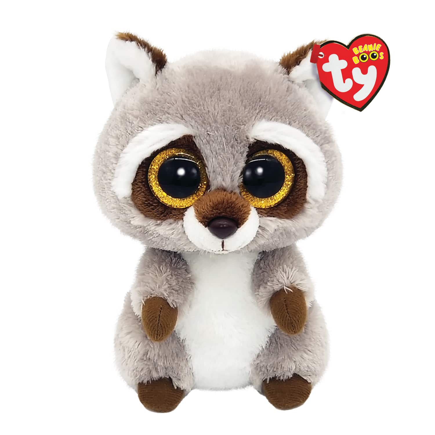 Ty Beanie Boos™ Oakie Grey Raccoon, Regular