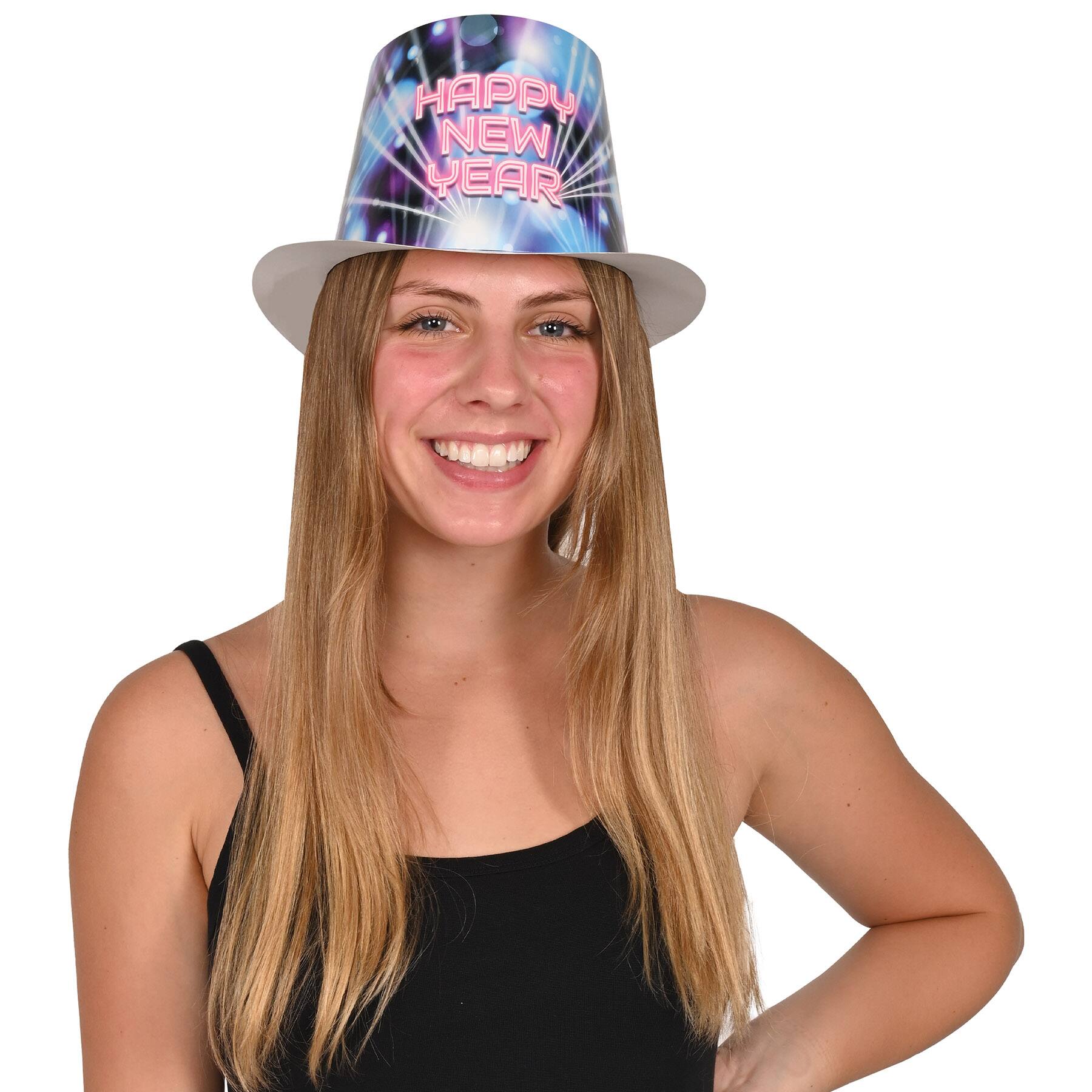 Beistle New Year's Rave Hi Hat, 25ct.