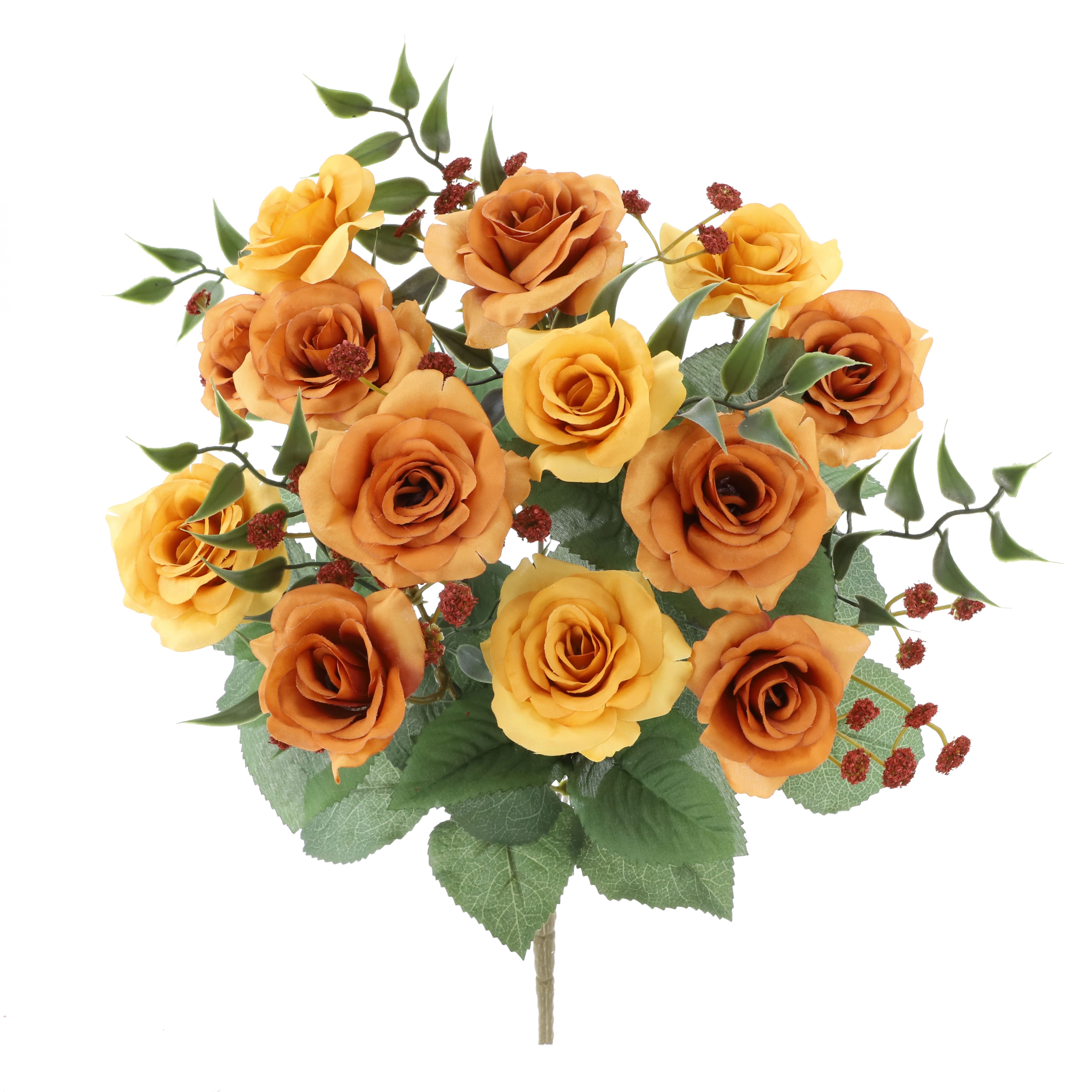 17" Orange 2-Tone Rose Bush by Ashland®