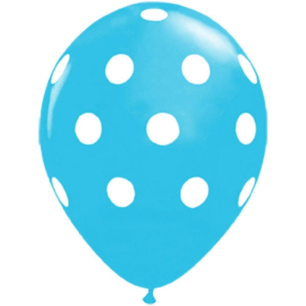 JAM Paper 12" Polka Dot Latex Party Balloons, 12ct.