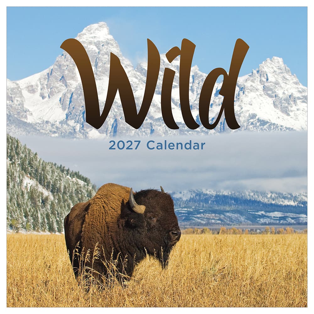 2027 Wild Wall Calendar