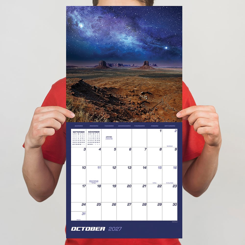 2027 Stargazing Wall Calendar