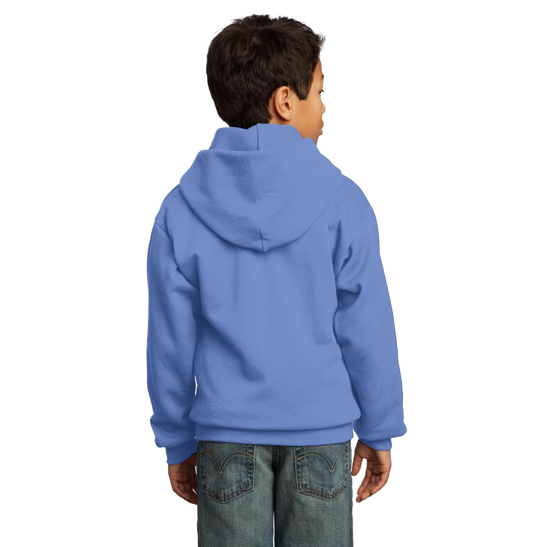 Port & Company® Colors Youth Core Fleece Pullover Hooded Sweatshirt