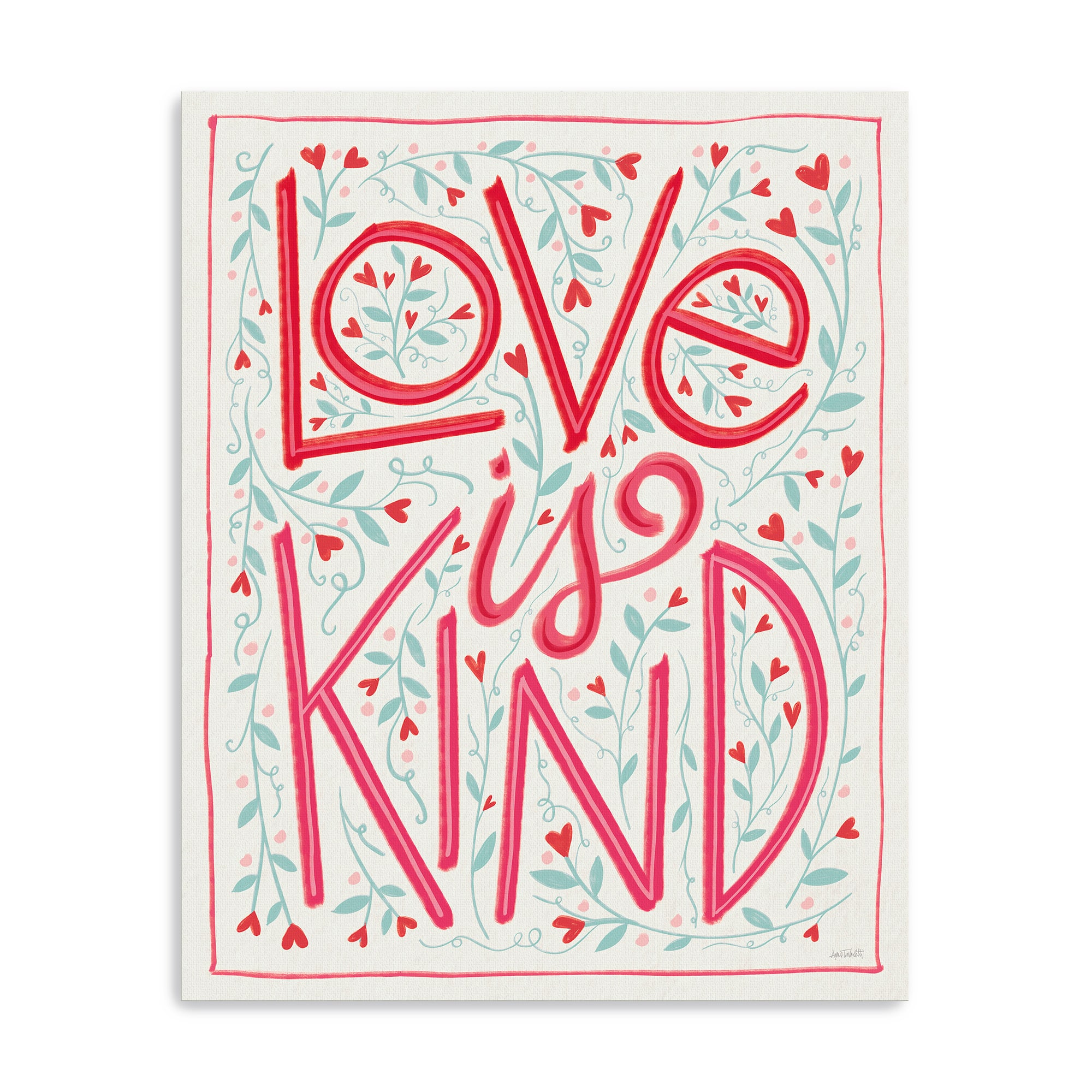 Love is Kind I Canvas Giclée Art