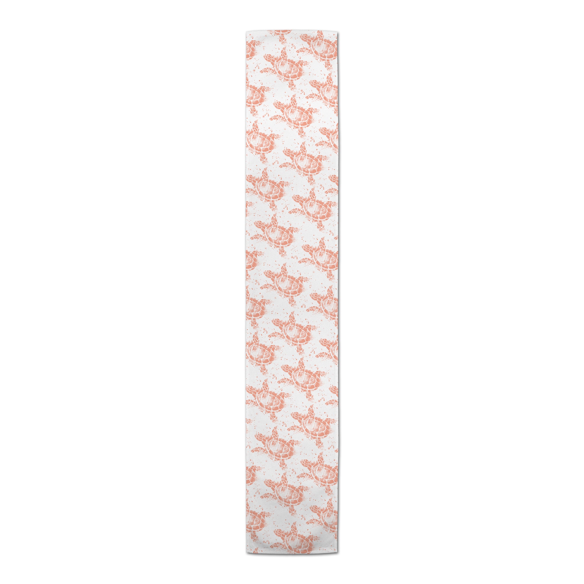 Sea Turtles With Paint Splatter Indoor/Outdoor Table Runner