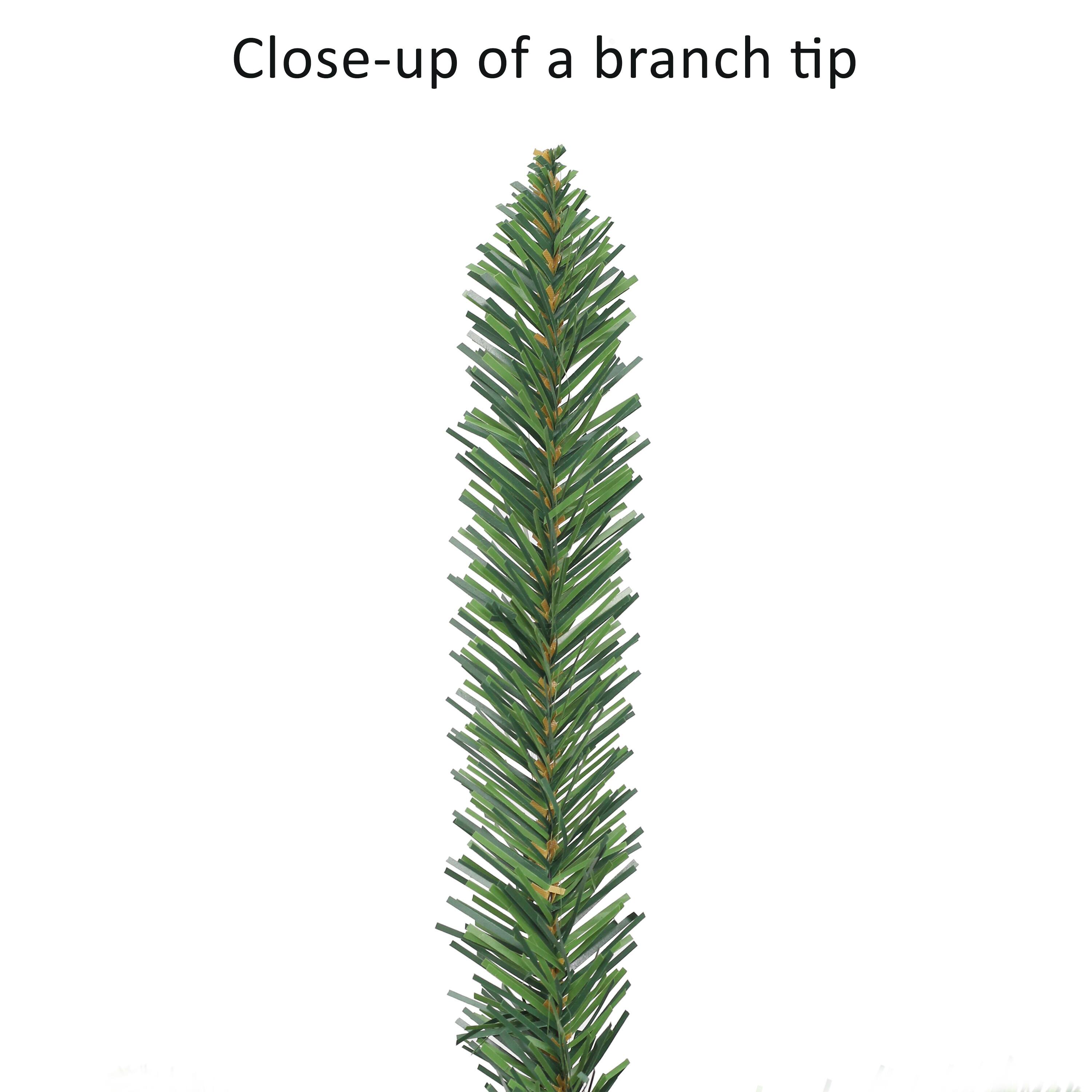 7ft. Pre-Lit Carson Artificial Pine Tree, Clear Lights