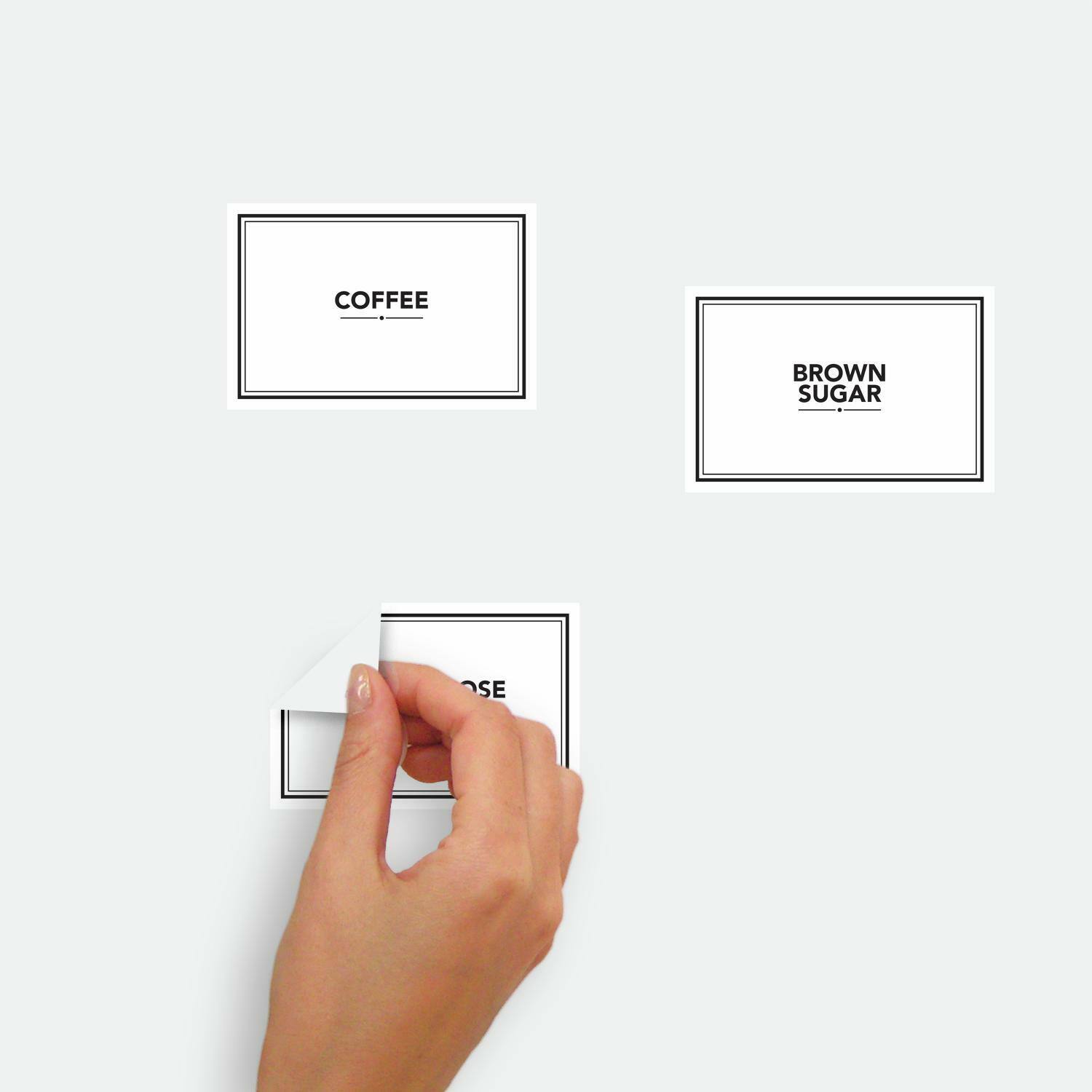 RoomMates Pantry Labels Peel & Stick Decals