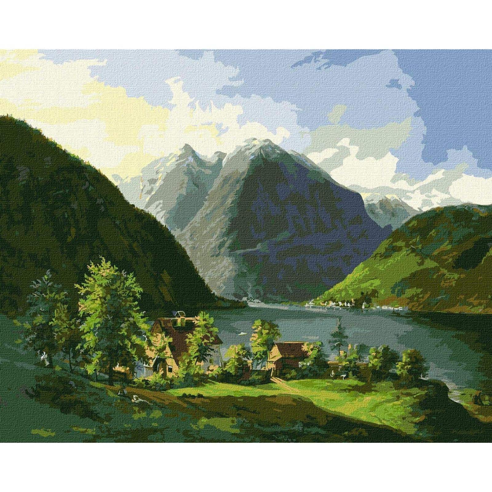 Ideyka Lake Landscape Painting by Numbers Kit | Michaels