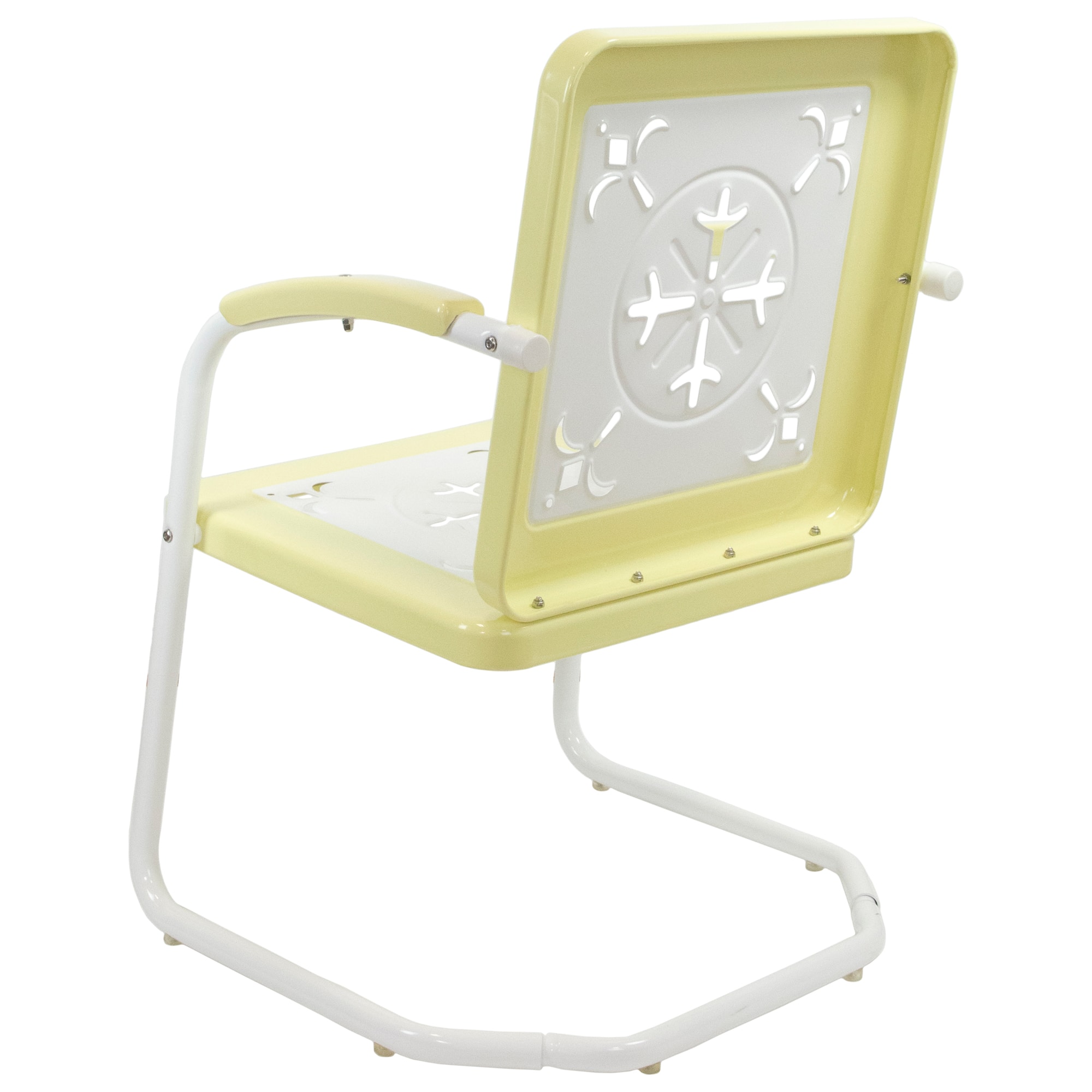 35" Square Outdoor Retro Tulip Armchair