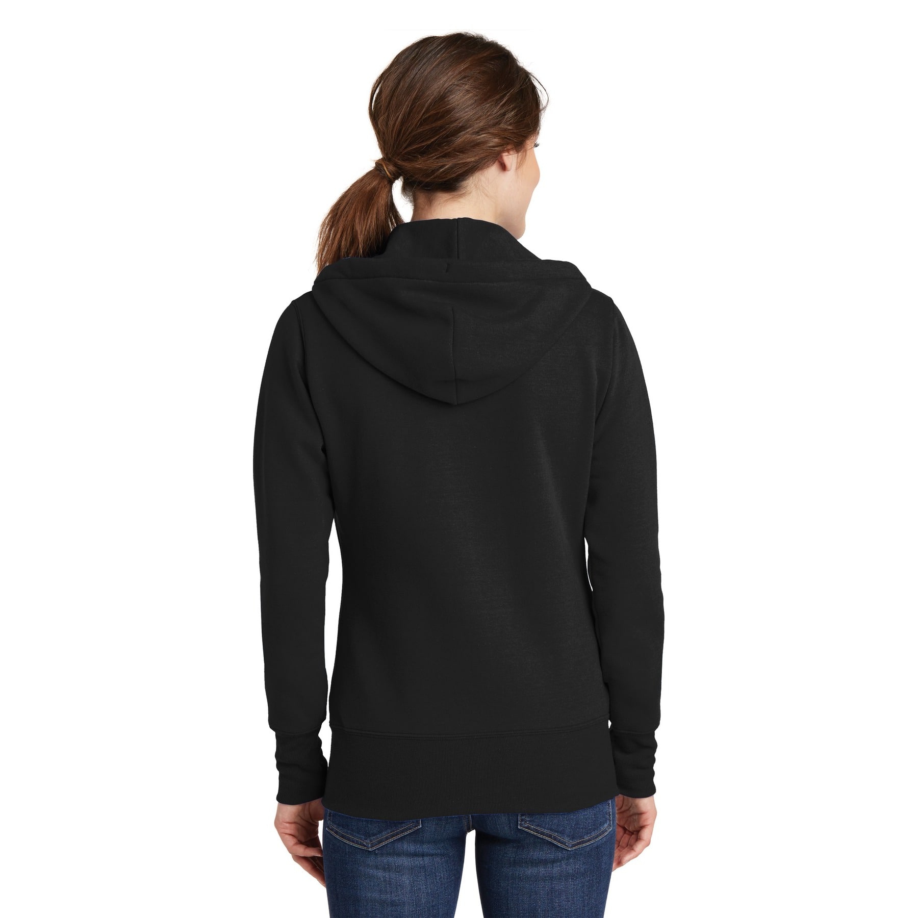 Port & Company® Ladies Core Fleece Full-Zip Hooded Sweatshirt