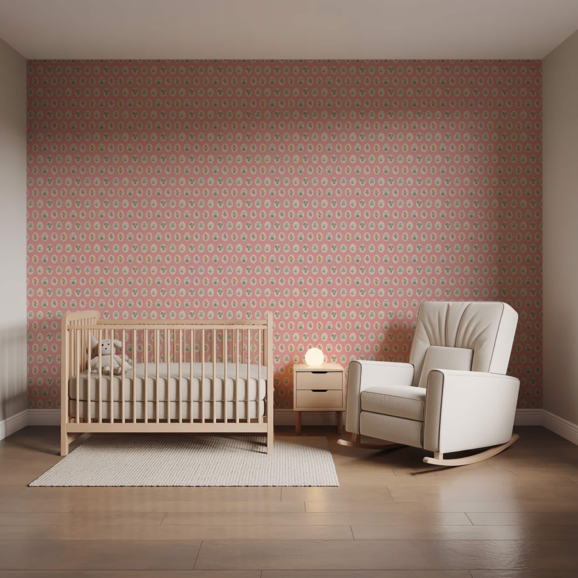 Designs Direct Heirloom Floral Medallions Peel & Stick Wallpaper