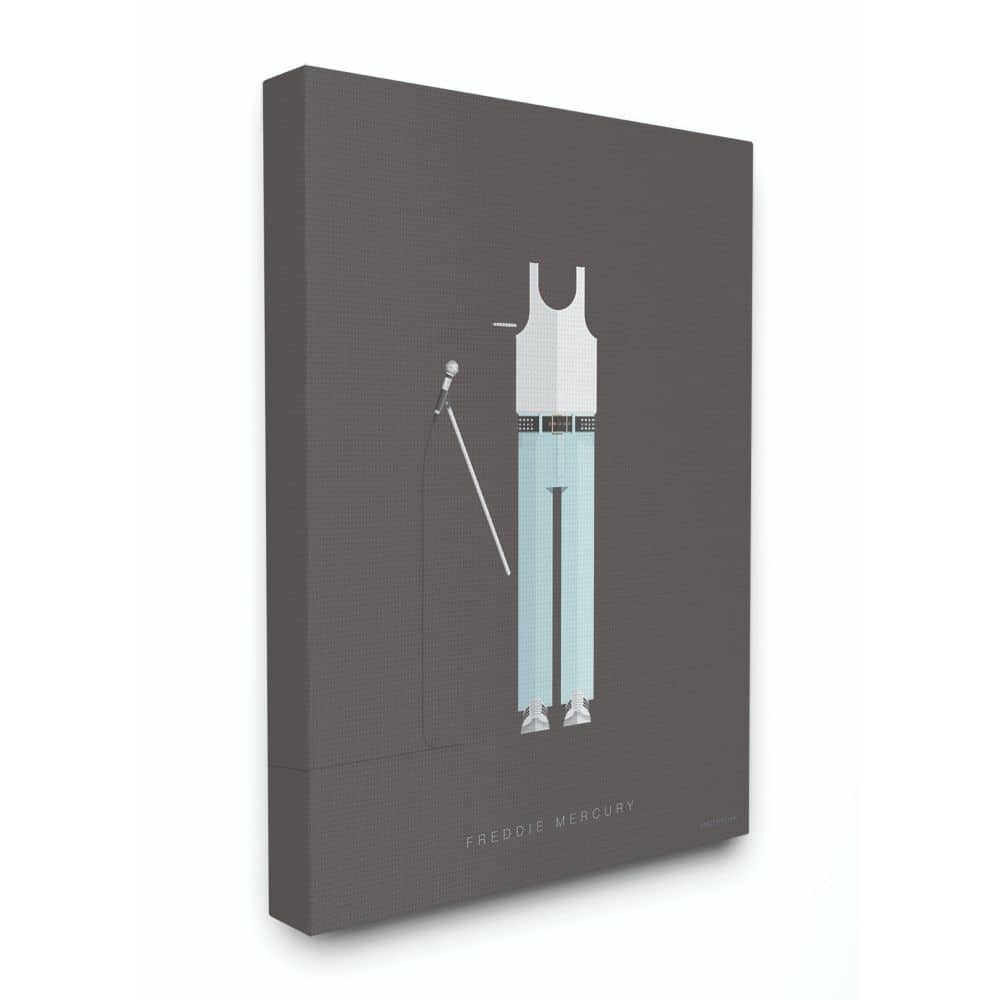 Stupell Industries Freddie Mercury Canvas Wall Art
