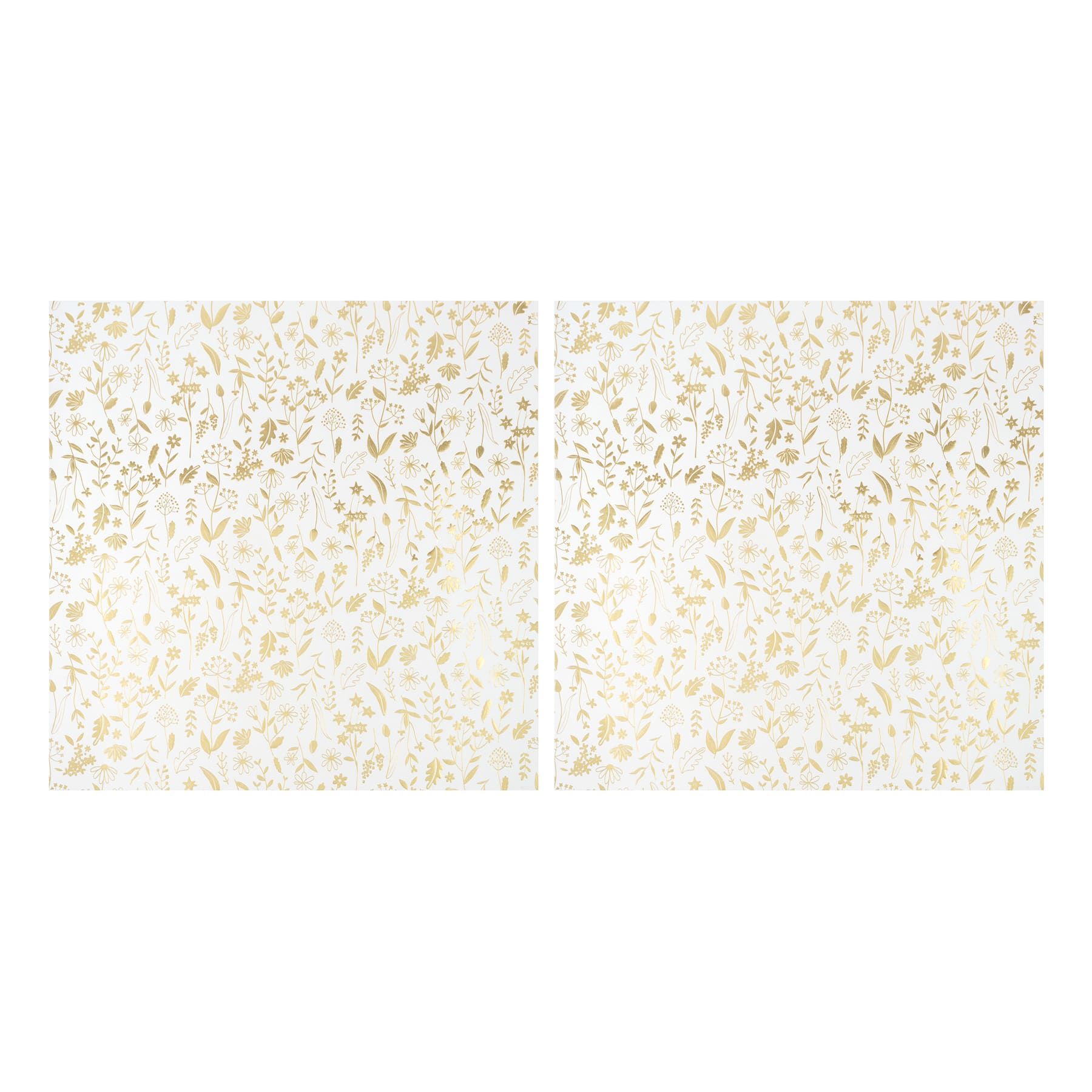 12" x 12" Gold Plants Vellum Paper by Recollections™