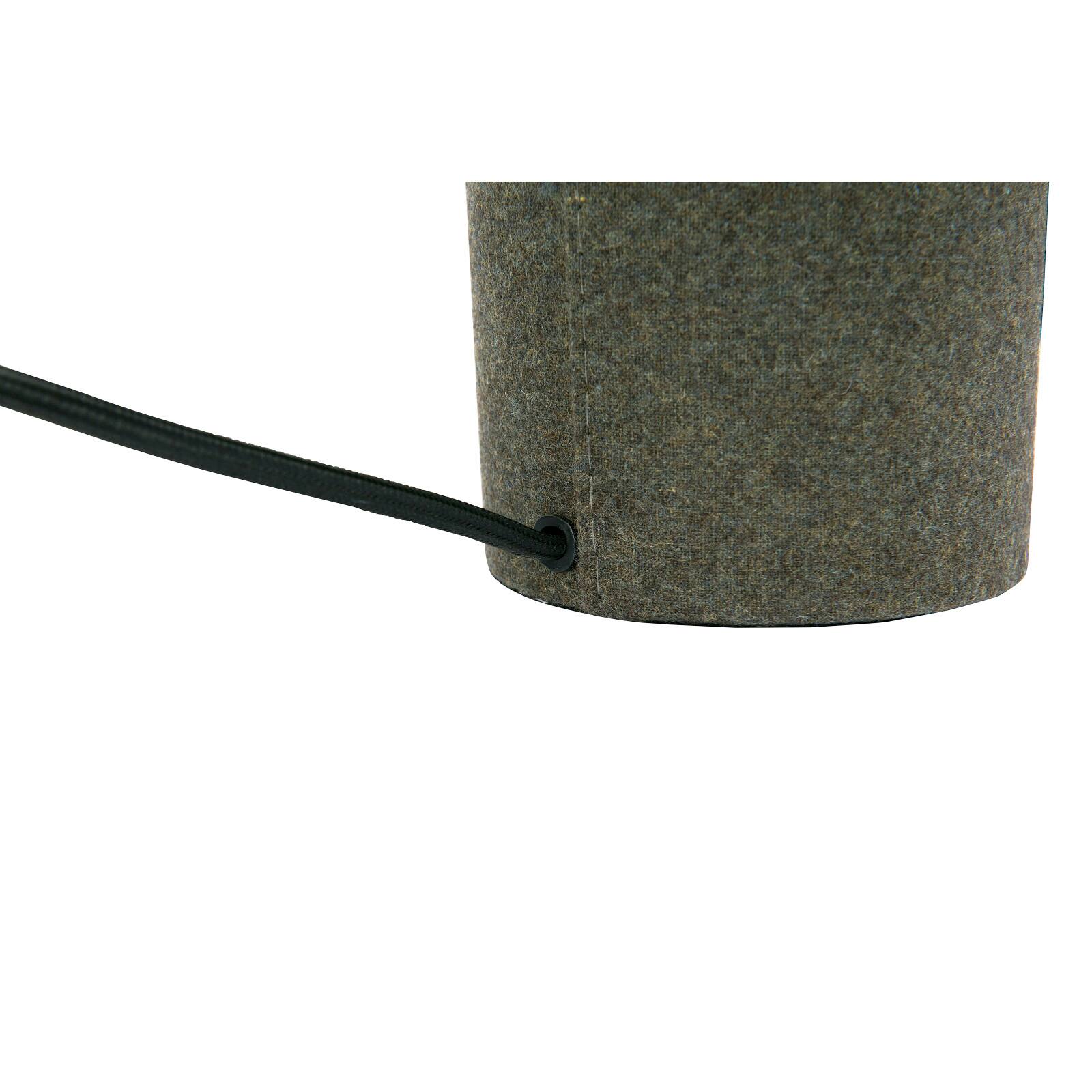 Hello Honey® Gray Wool Blend Table Lamp & Shade Set