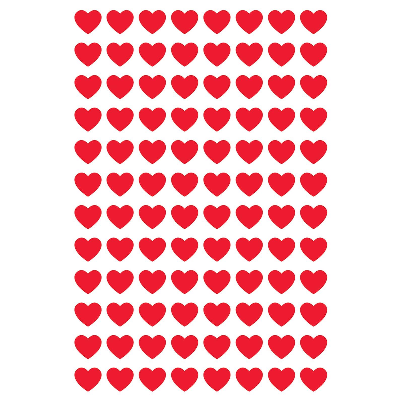 Trend Enterprises® superShapes Red Hearts Stickers, 6 Packs of 800ct.