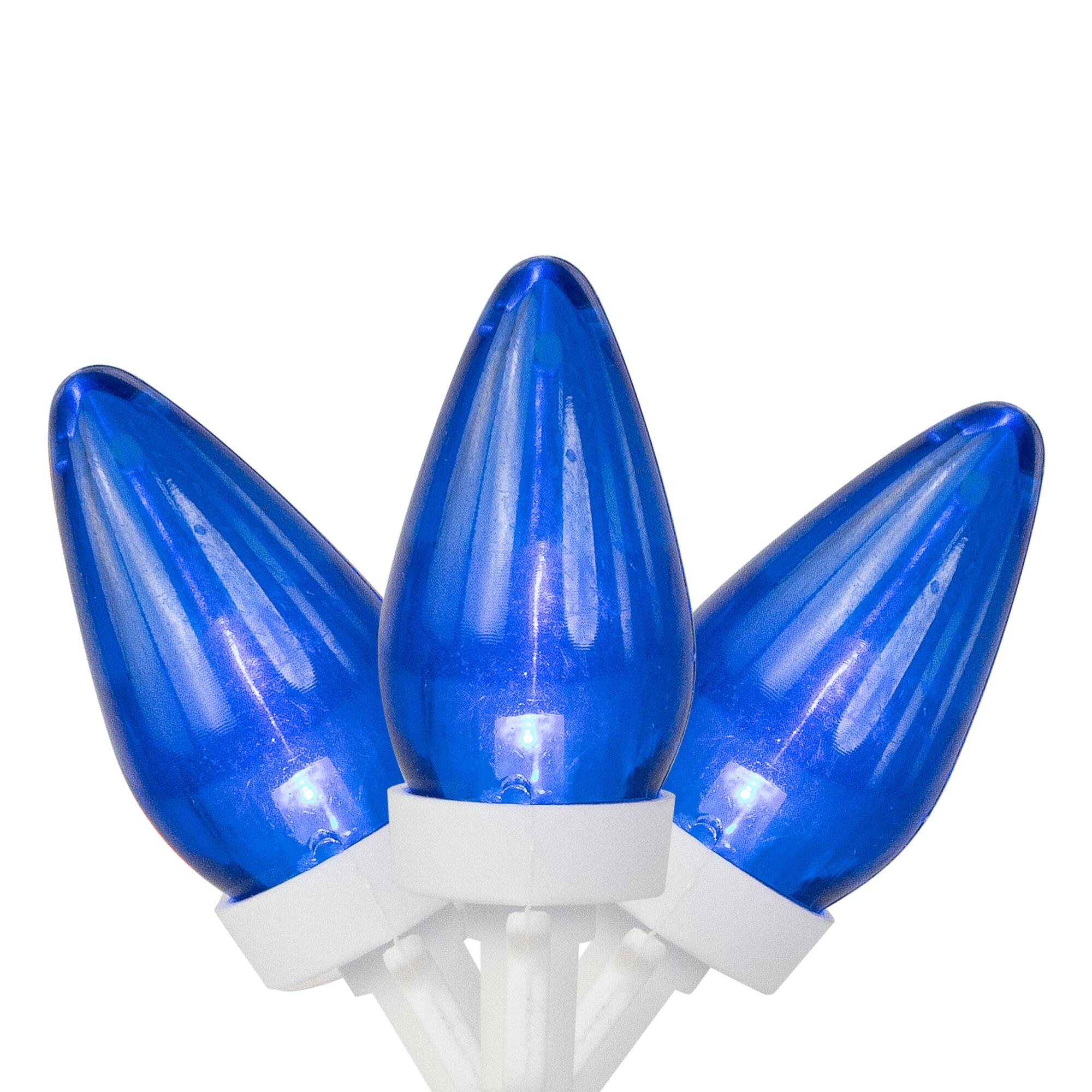 Northlight 25ct. LED C7 Christmas String Lights in Blue | 16 ft | Michaels®