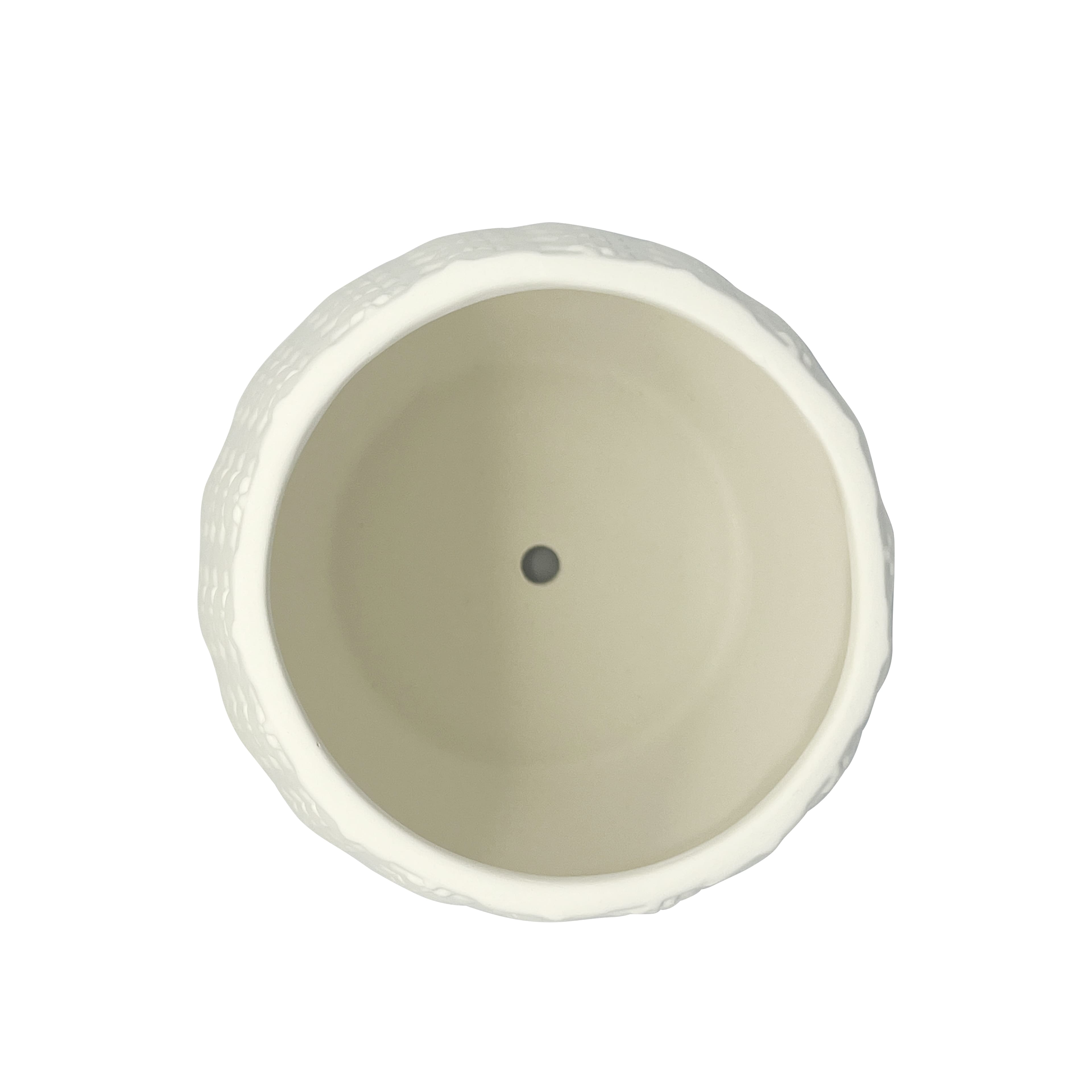 6.25" Embossed Retro Floral DIY Ceramic Vase by Make Market®