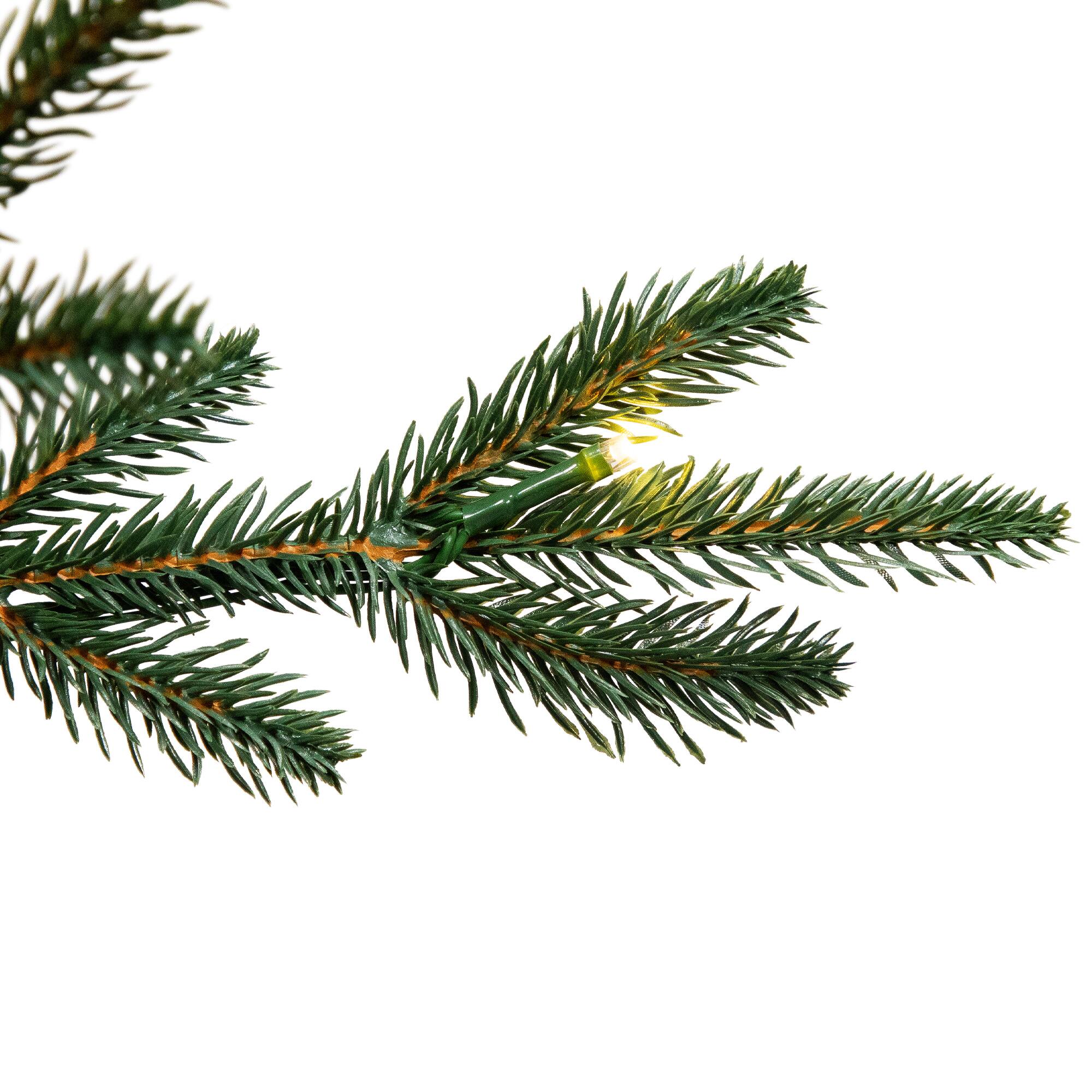6.5ft. Pre-Lit Real Touch™ Ashburn Pine Artificial Christmas Tree, Warm White LED Lights