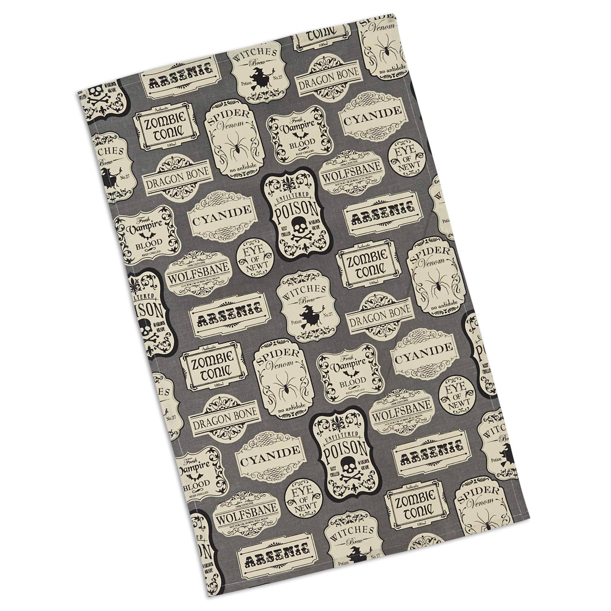 DII® Mixed Hocus Pocus Printed Dishtowels, 3ct.