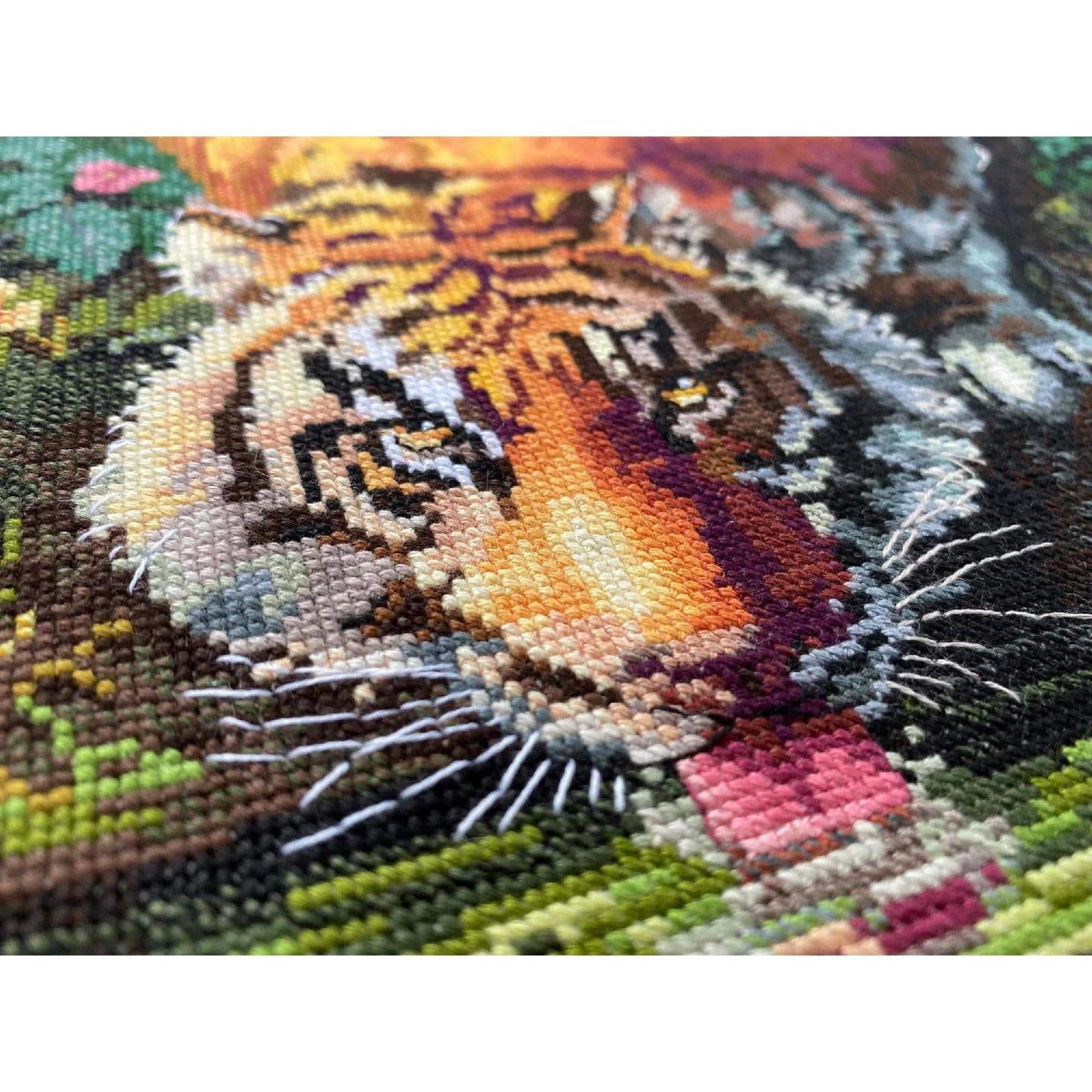 Merejka® Aurora’s Garden Counted Cross Stitch Kit