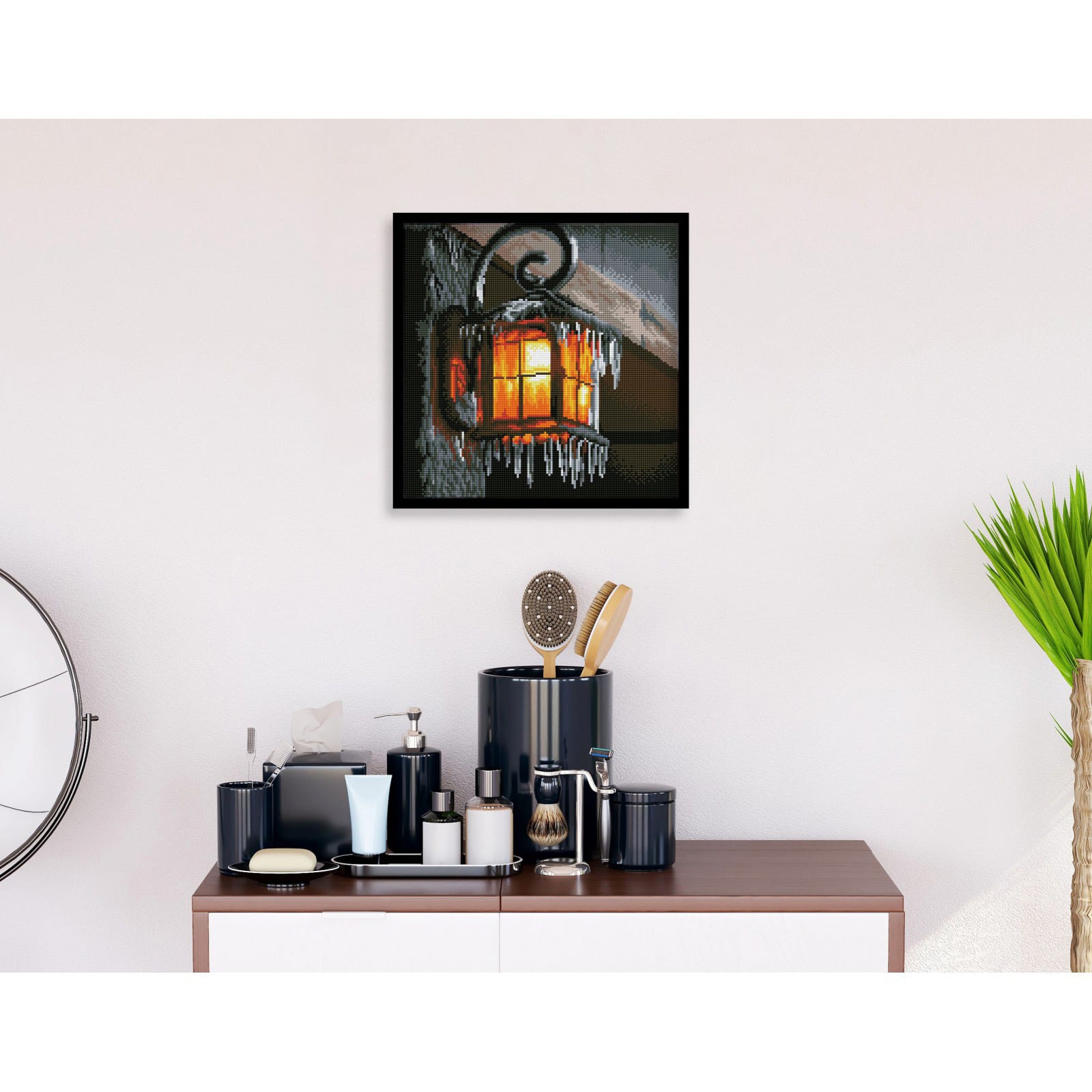 Diamond Dotz® Intermediate Frosty Light Pre-Framed Diamond Painting Kit