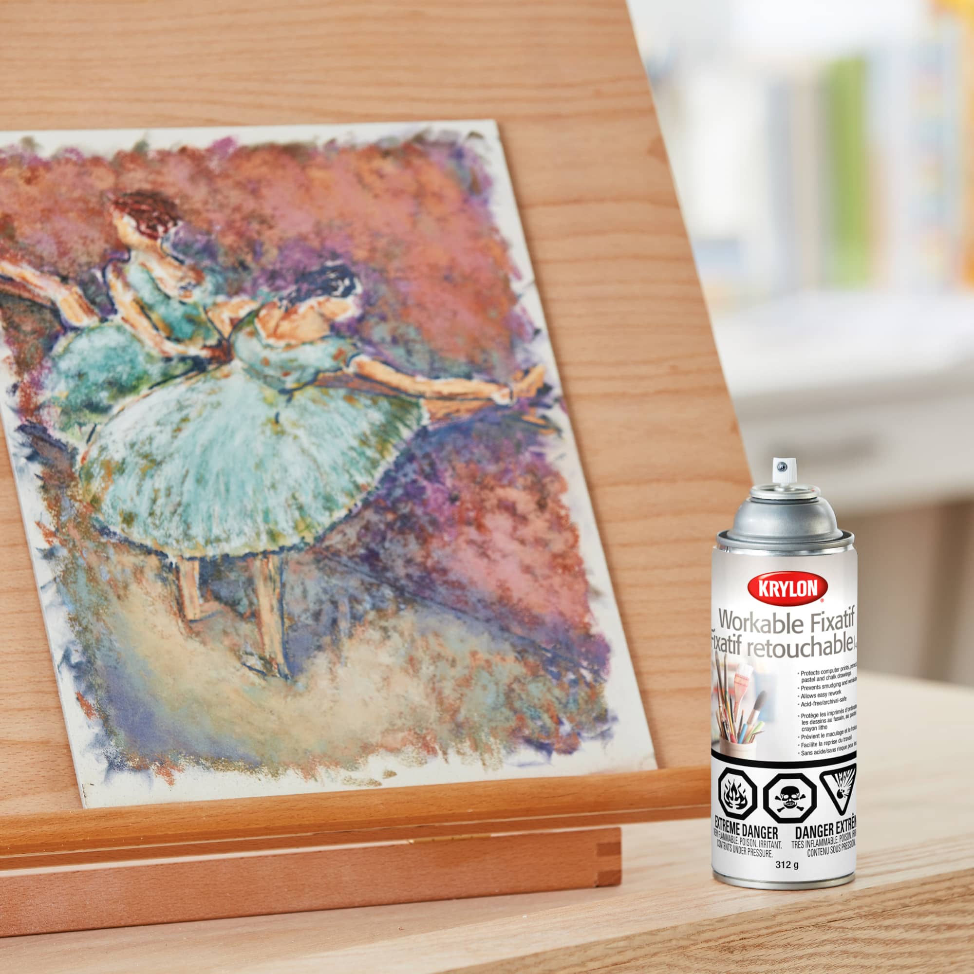 Krylon® Workable Fixatif Spray Coating