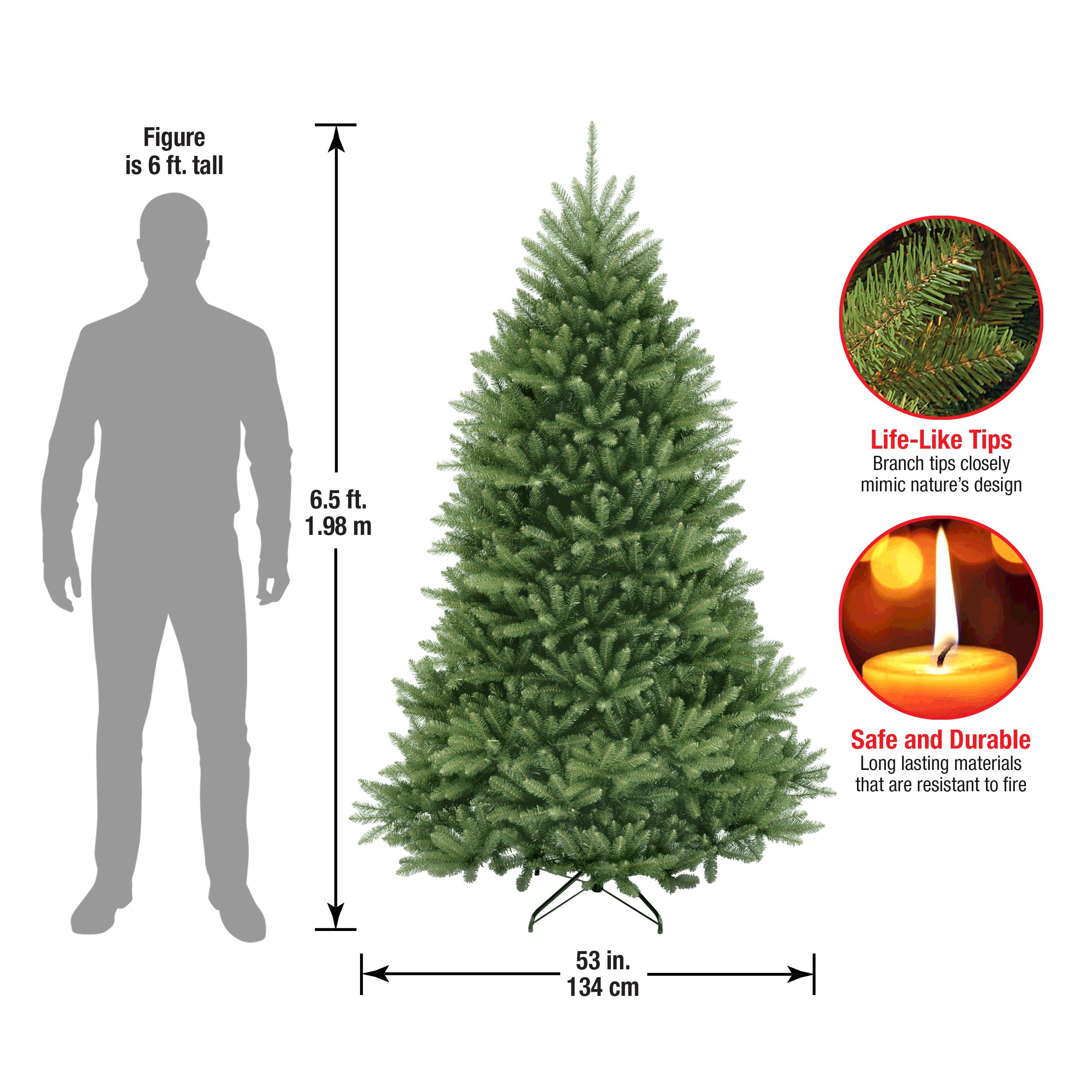 6.5ft. Unlit Dunhill® Fir Full Artificial Christmas Tree