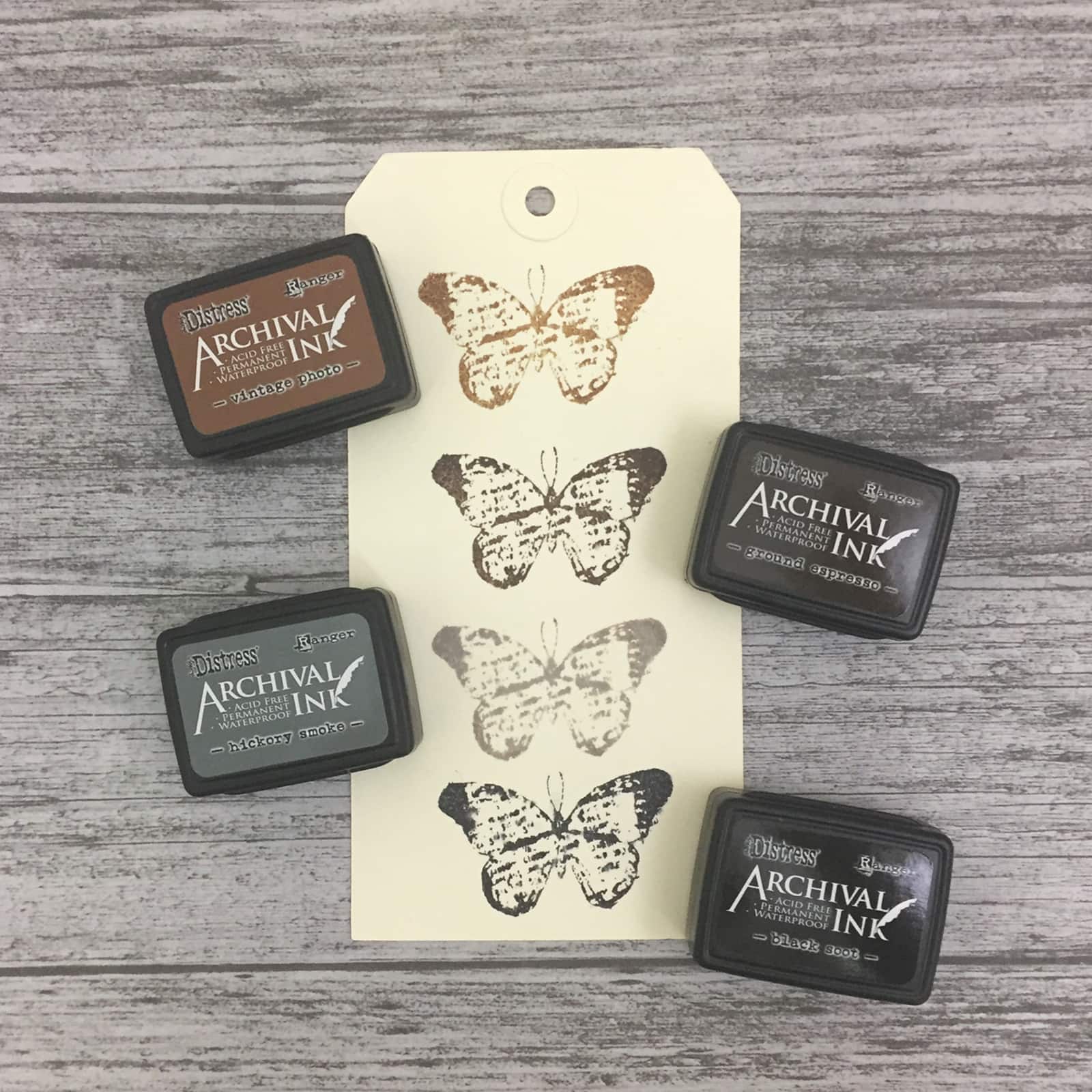 6 Packs: 4 ct. (24 total) Tim Holtz® Distress Mini Archival Ink™ Pad, Kit 3