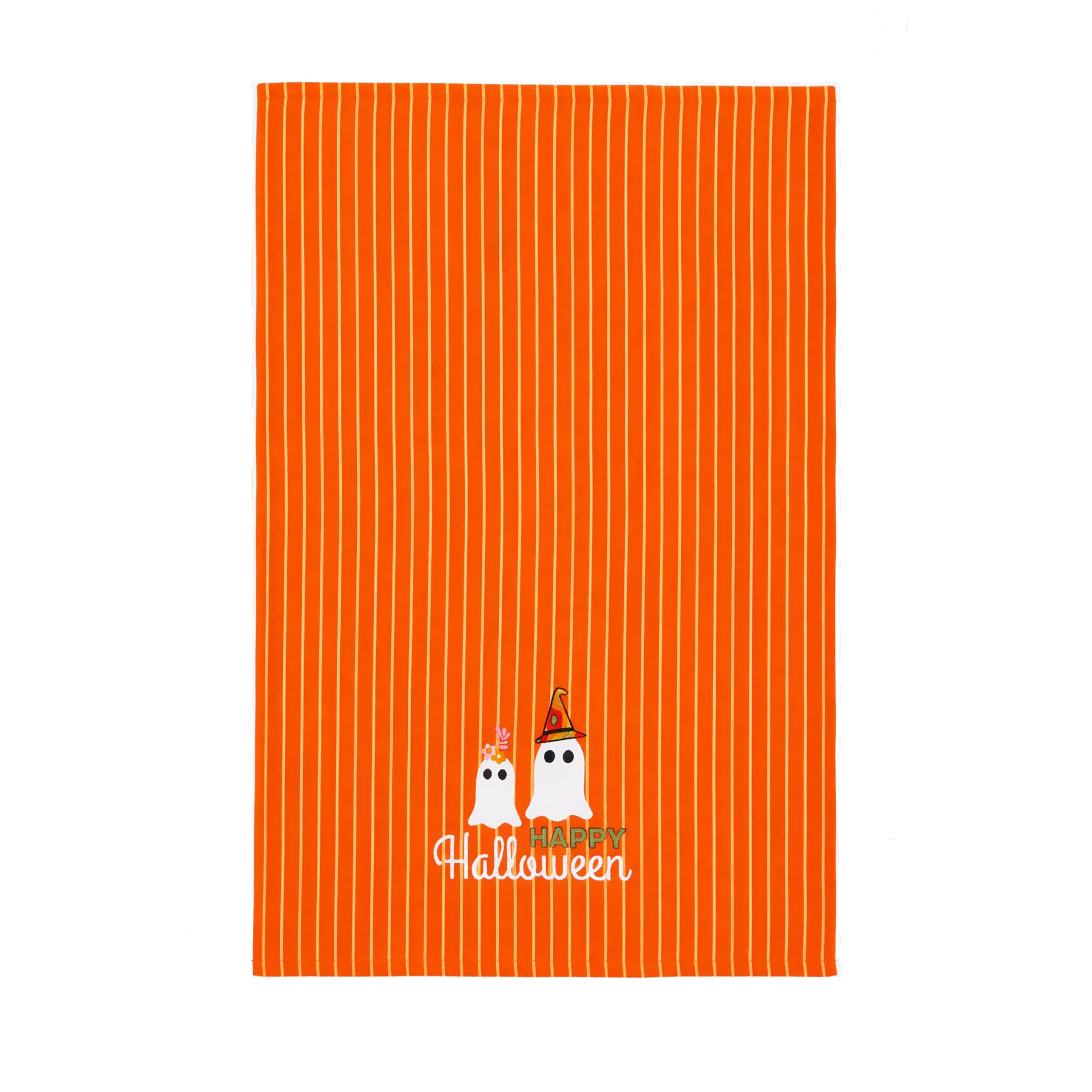 Orange Ghosts Tea Towel by Makery™
