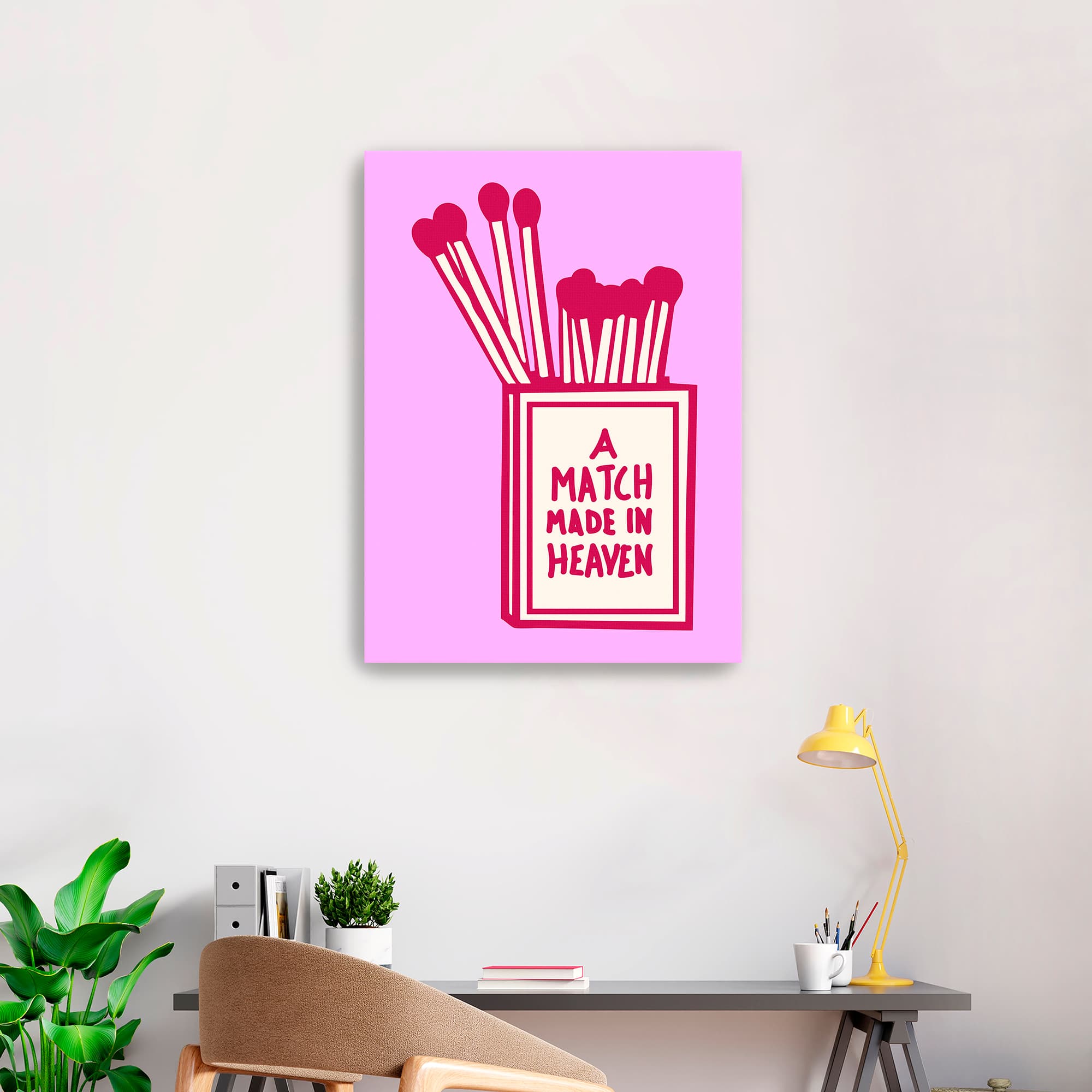 A Match Made In Heaven II Canvas Giclée Art
