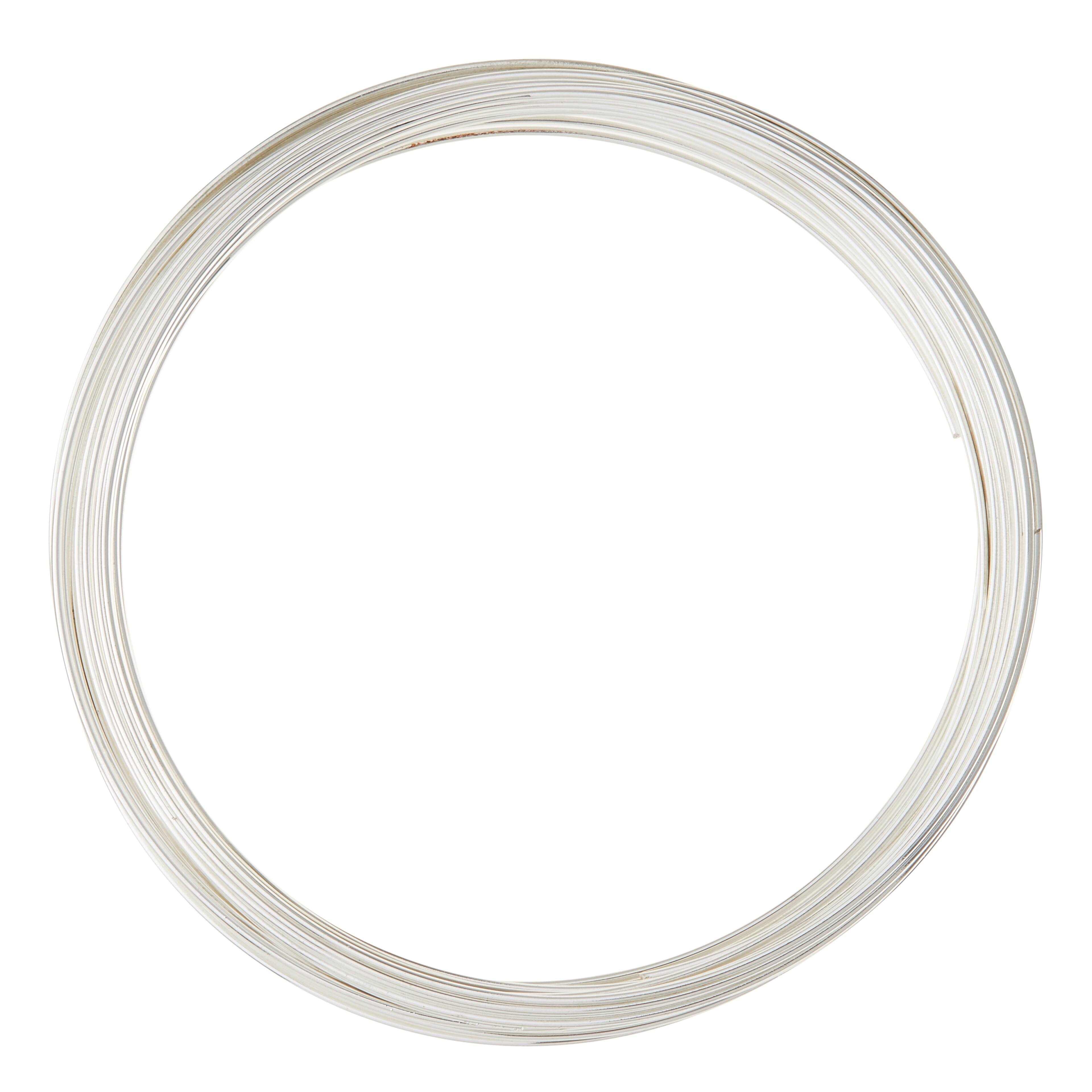 Beadalon® Silver-Plated Memory Wire, Large Bracelet