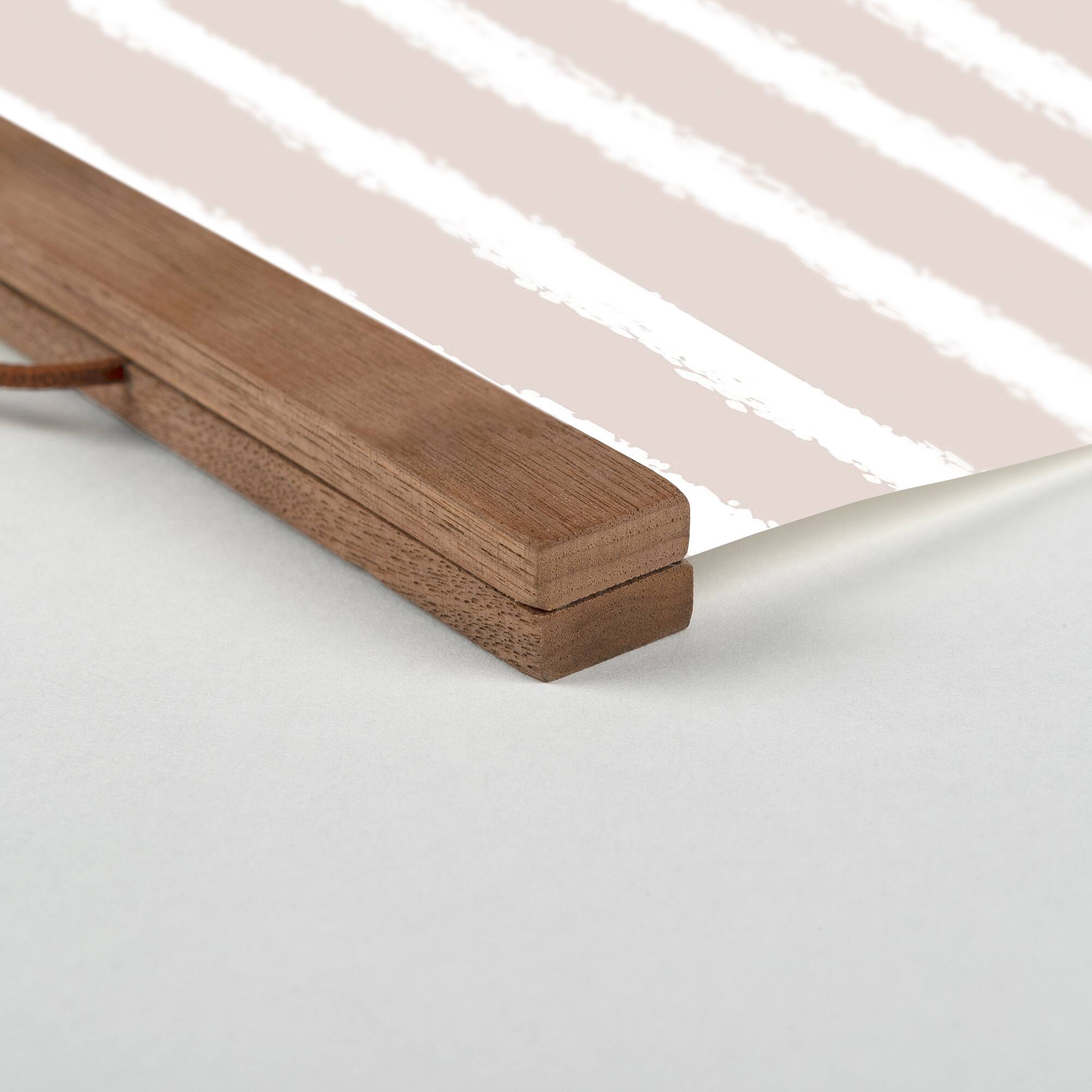 Go Girl Teak Hanging Canvas