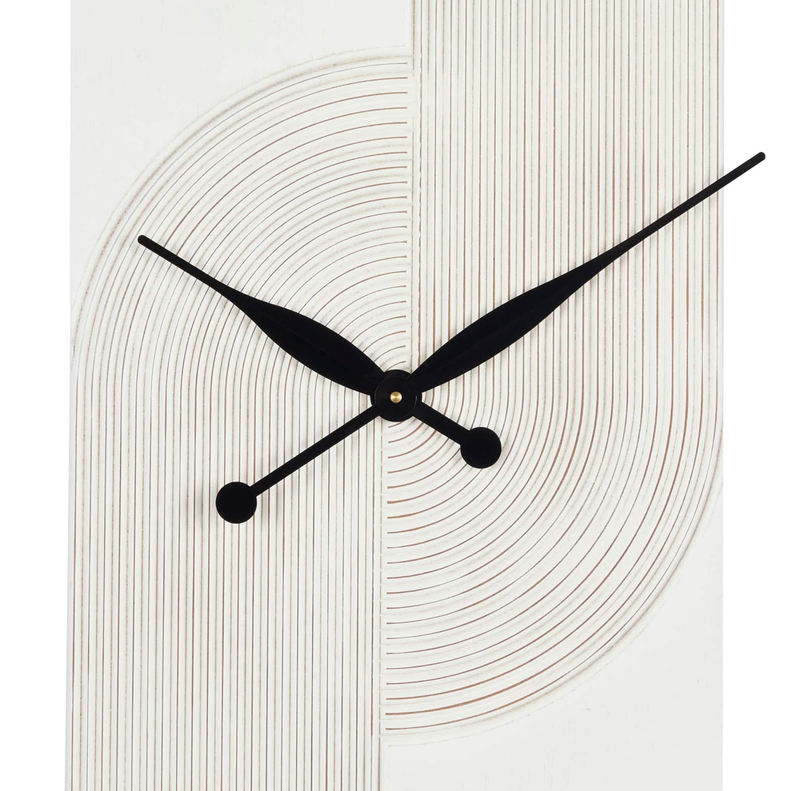 30" Art Deco Inspired Line Art Wall Clock