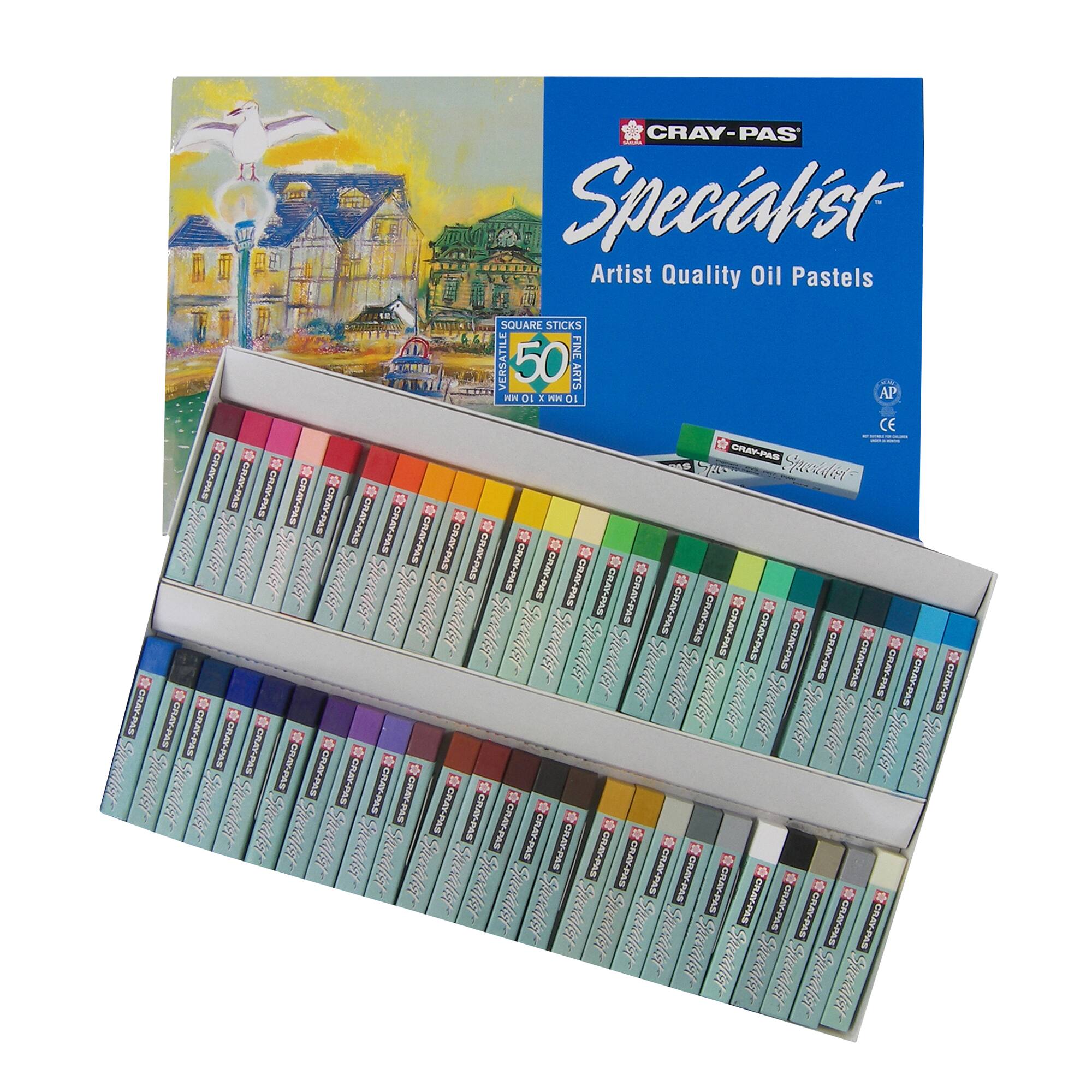 Sakura® Cray-Pas® Specialist™ 50 Colour Artist Quality Oil Pastels