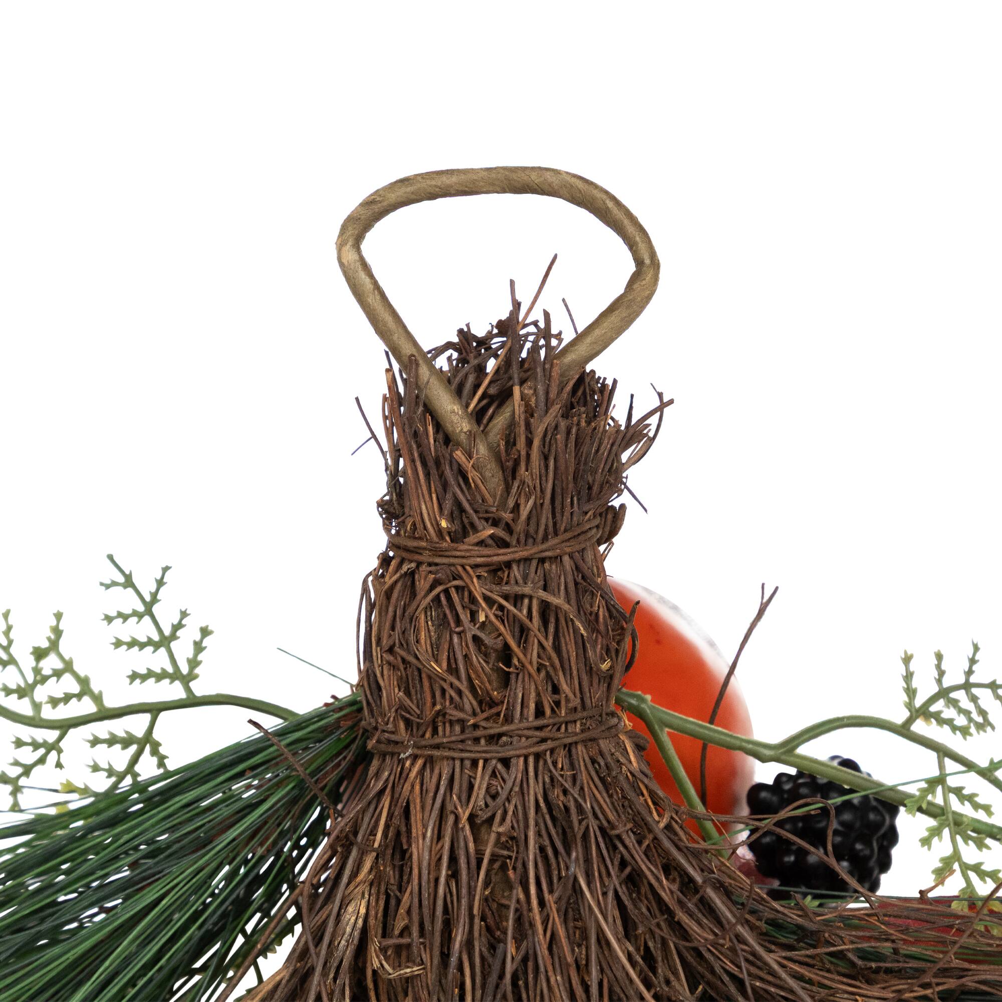 2.5ft. Autumn Harvest Mixed Berry & Pine Needle Teardrop Swag