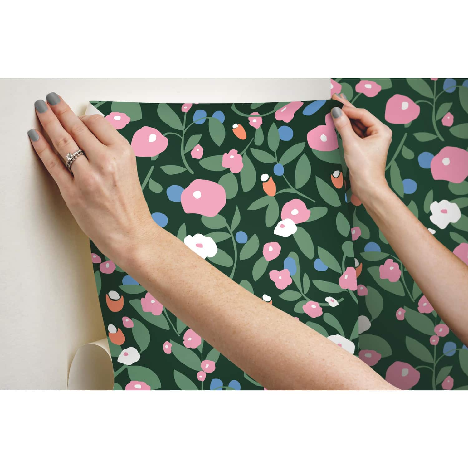 RoomMates Kensington Garden Peel & Stick Wallpaper