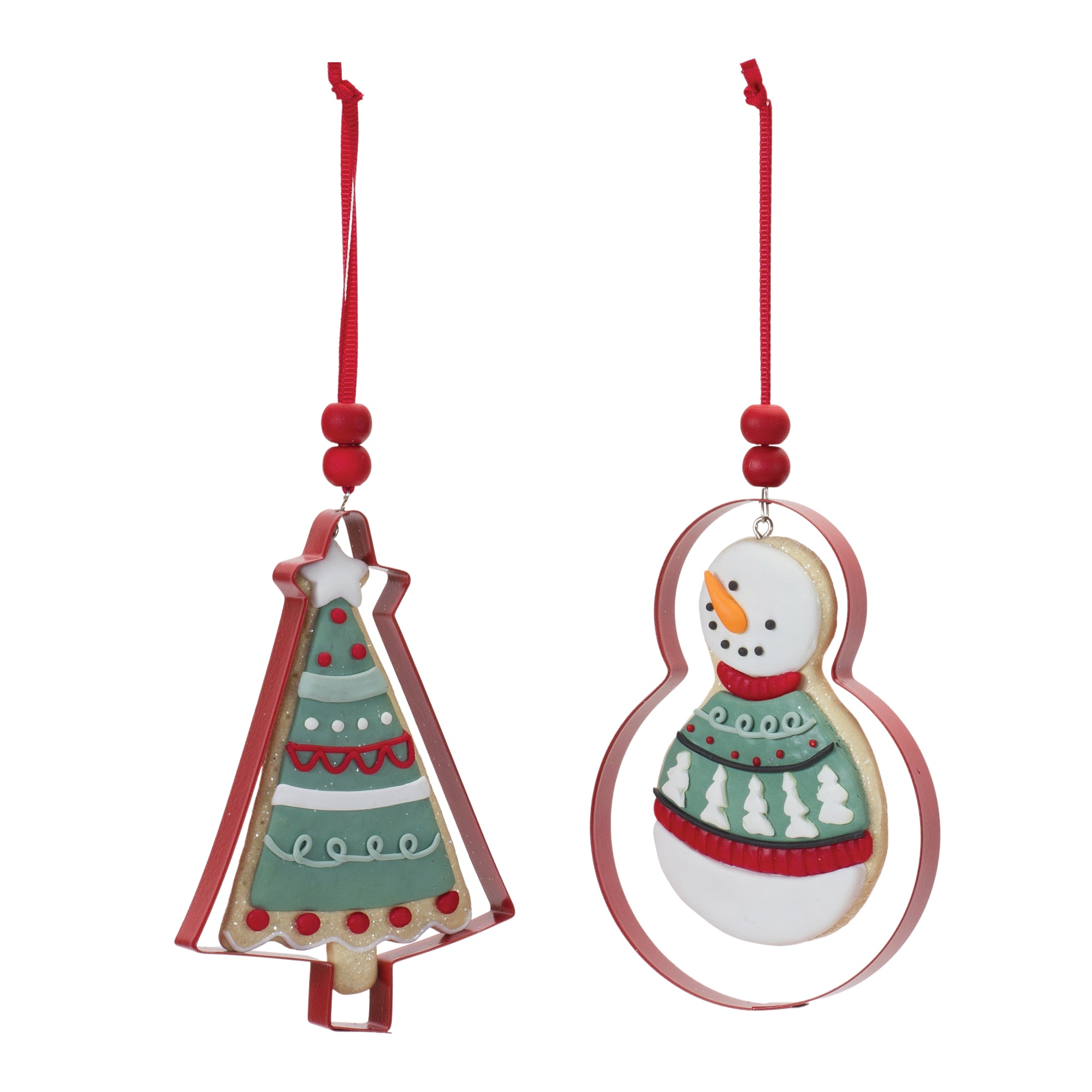 12ct. 4.25" Metal Cookie Cutter Ornament Set