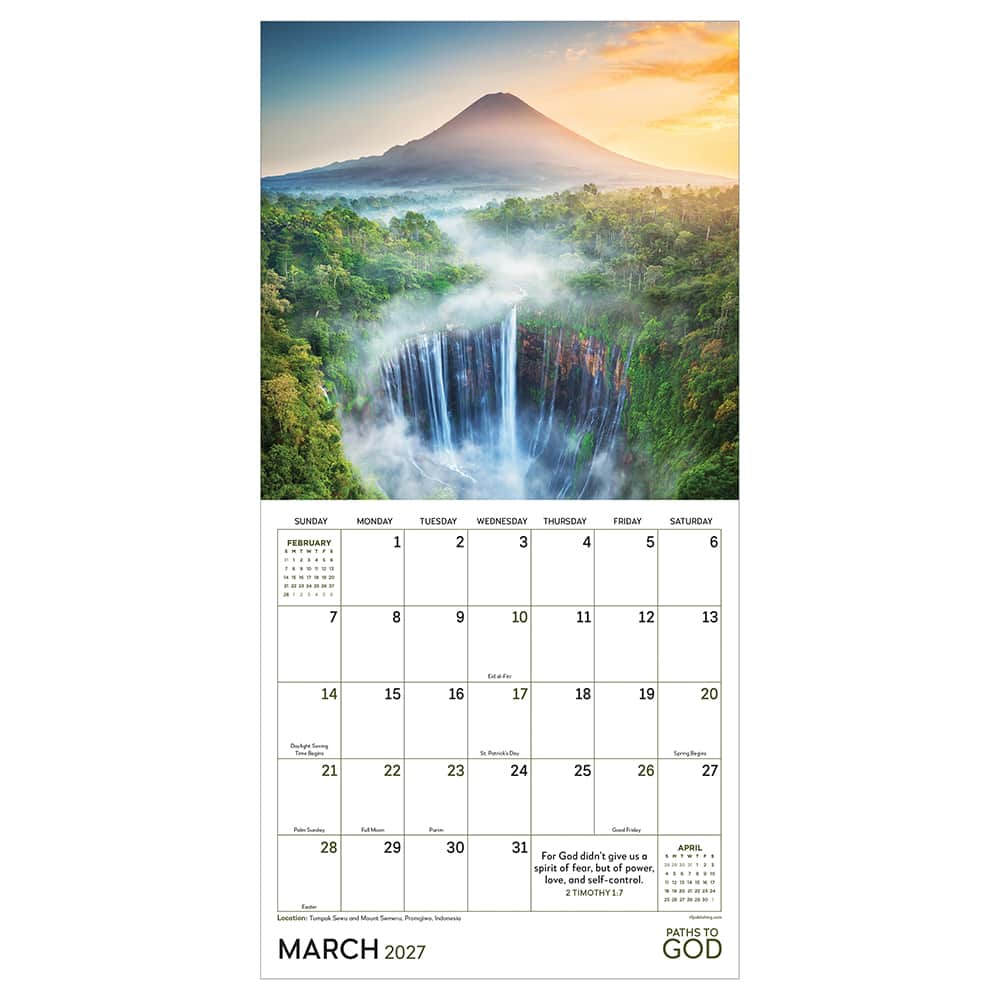 2027 Paths to God Mini Calendar