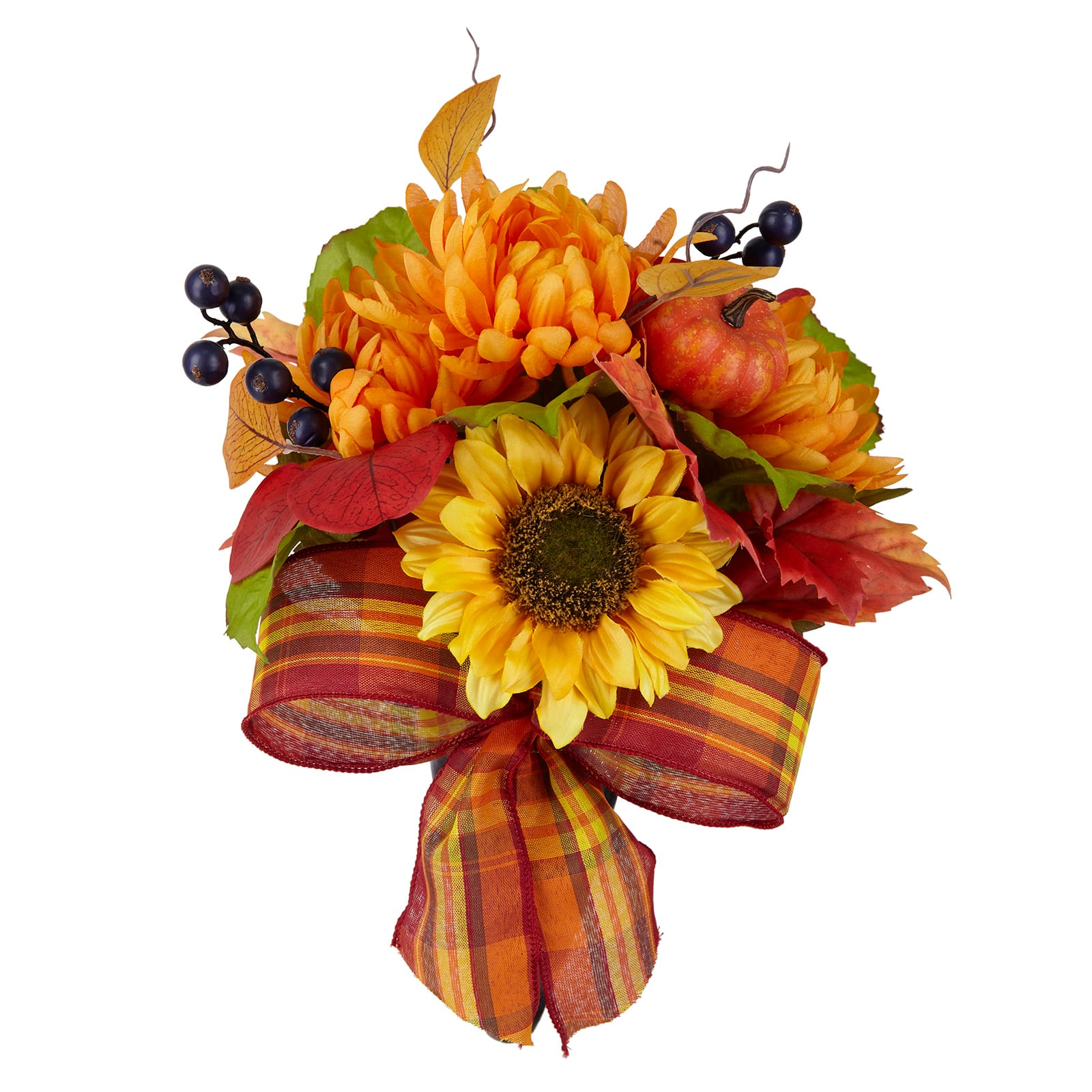 Yellow Sunflower & Pumpkin Mix Rememberance Cone by Ashland