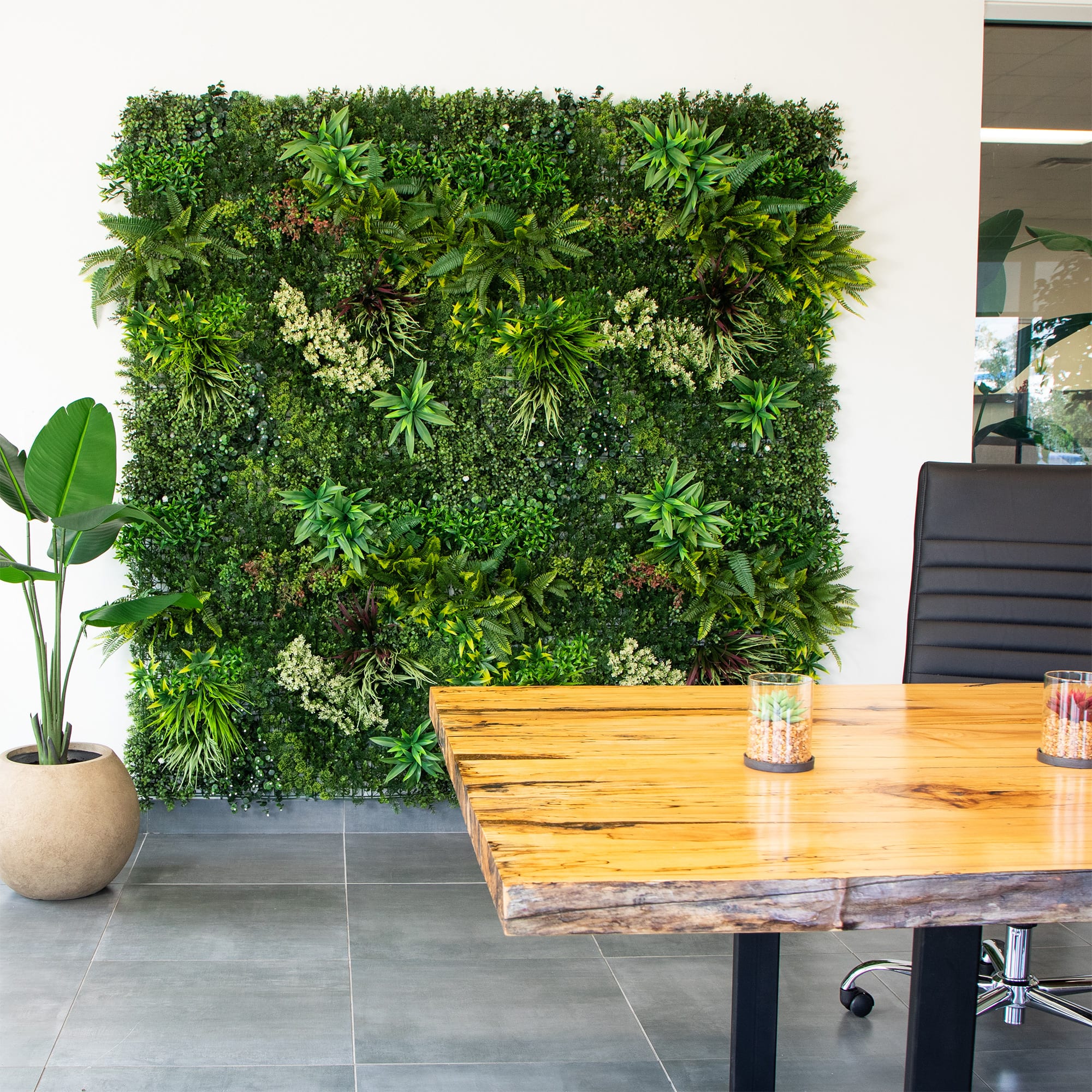 40" Amazon Rainforest Artificial Living Wall Panel
