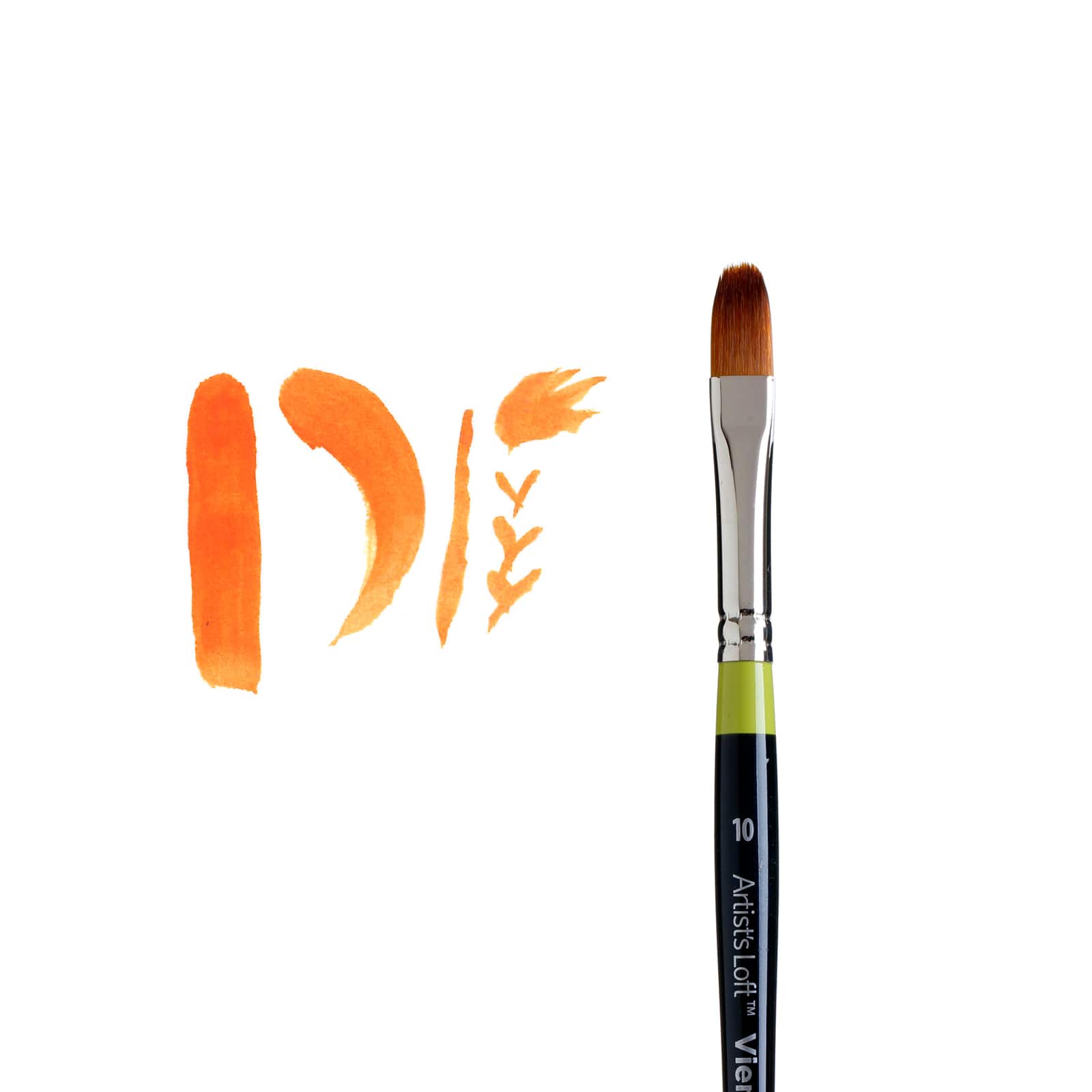 12 Pack: Vienna Golden Taklon Short Handle Filbert Brush by Artist's Loft™