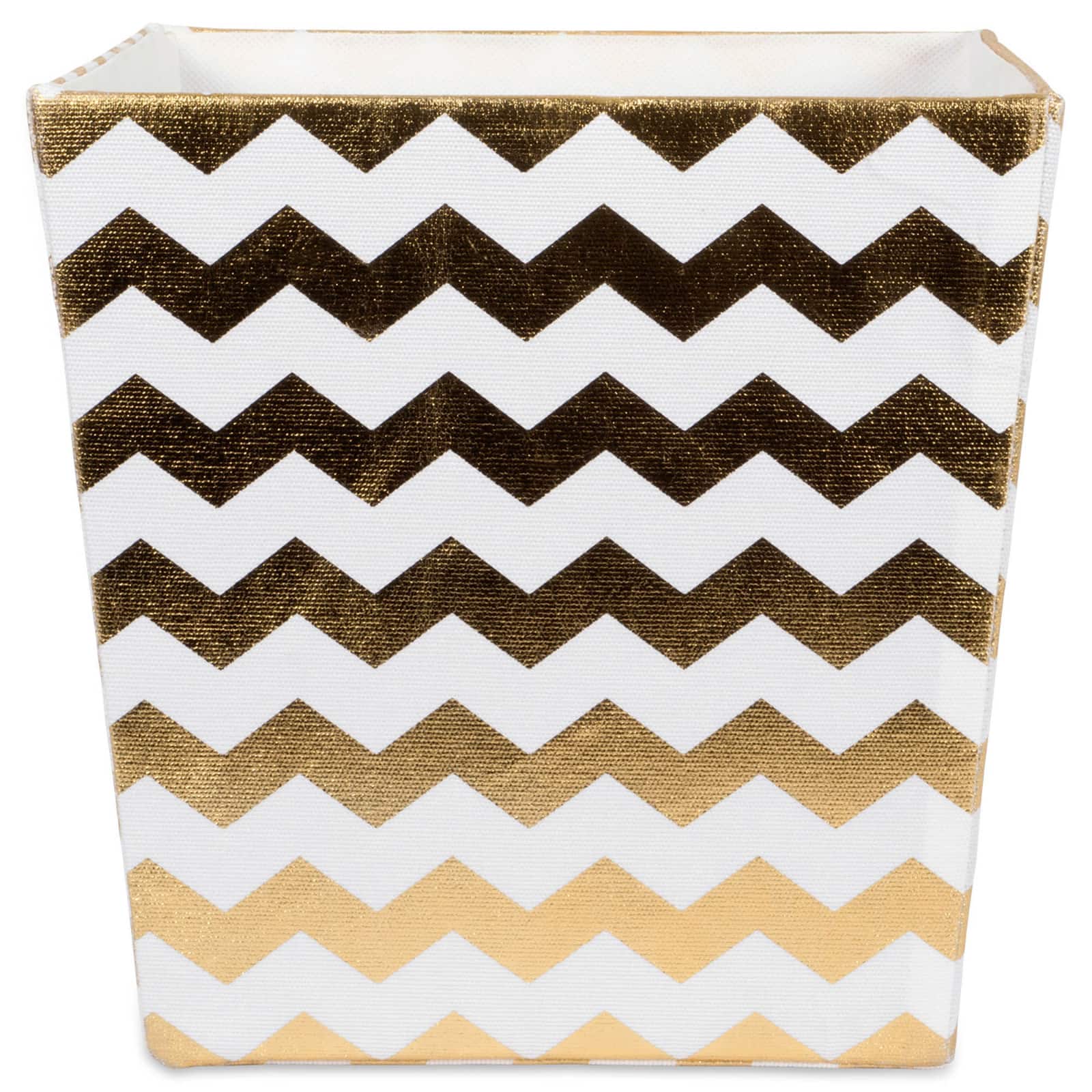 DII® 11" Trapezoid Polyester Chevron Storage Bin