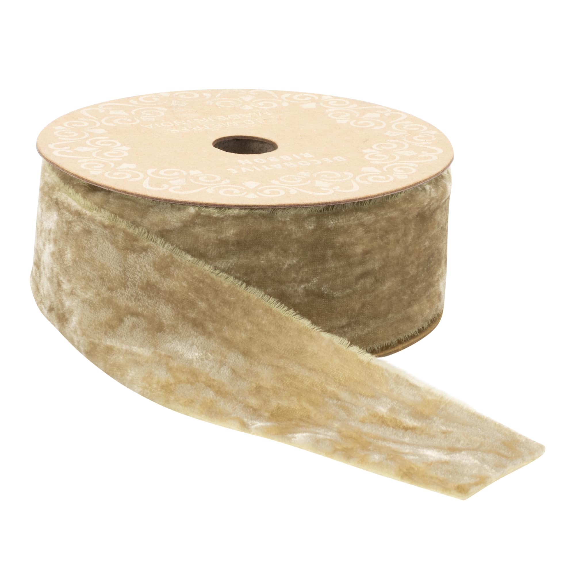 2" x 10yd. Raw Edge Velvet Ribbon
